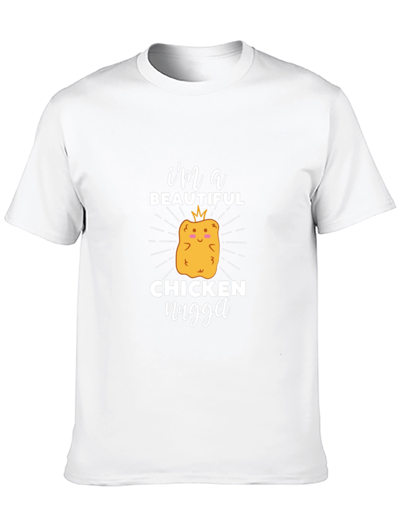 Funny Chicken Nugget Graphic T-Shirt