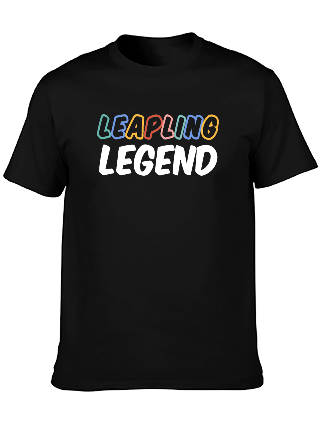 Leapling Legend Black Graphic Tee