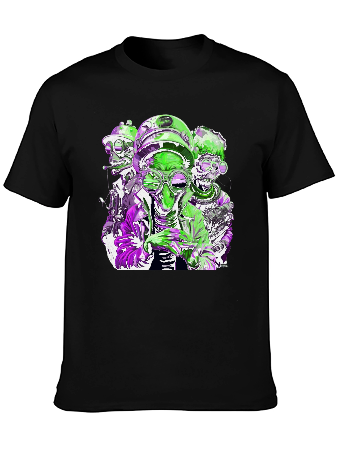 Gas Mask Crew Graphic T-Shirt