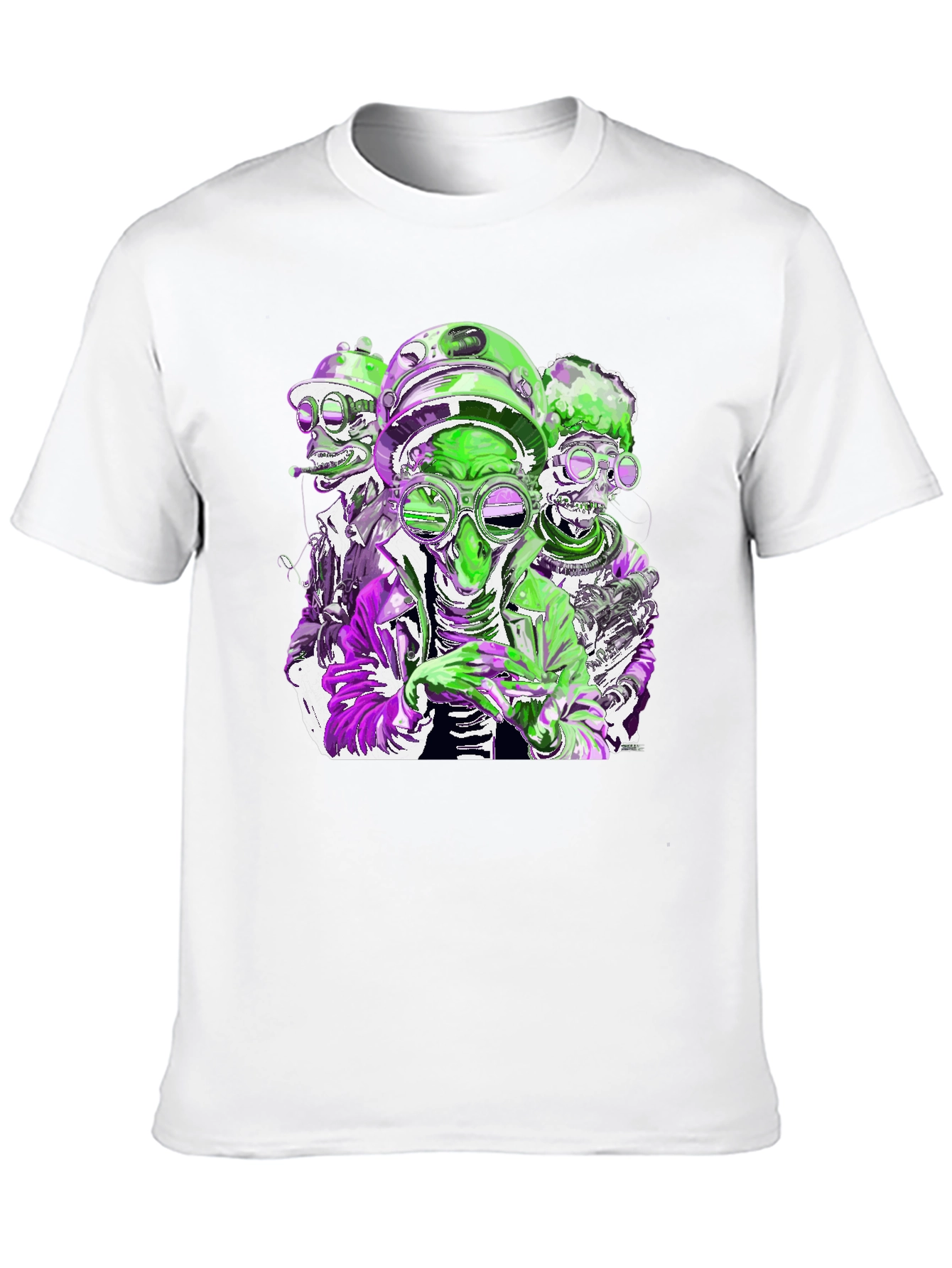 Gas Mask Crew Graphic T-Shirt