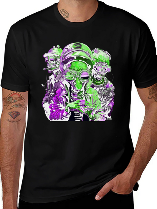 Gas Mask Crew Graphic T-Shirt