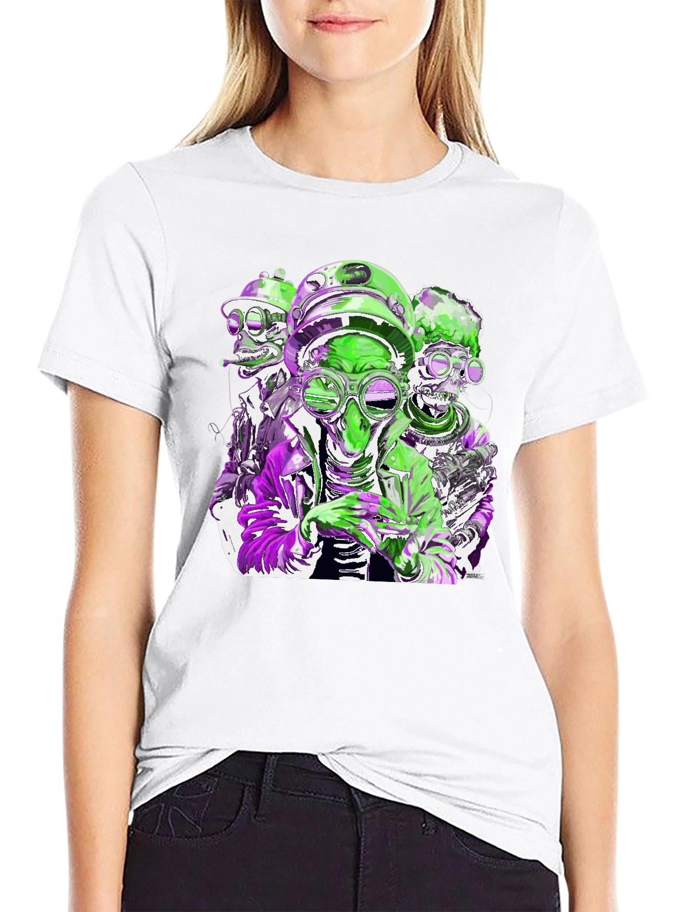 Gas Mask Crew Graphic T-Shirt