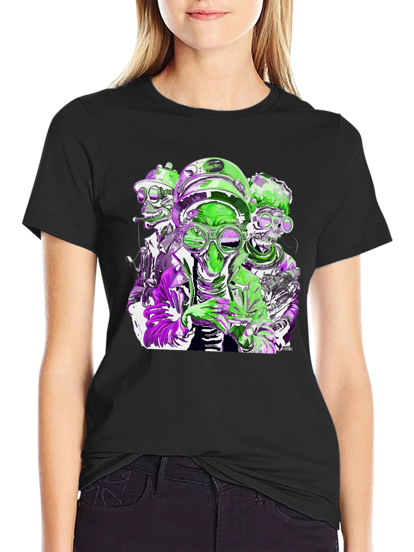 Gas Mask Crew Graphic T-Shirt