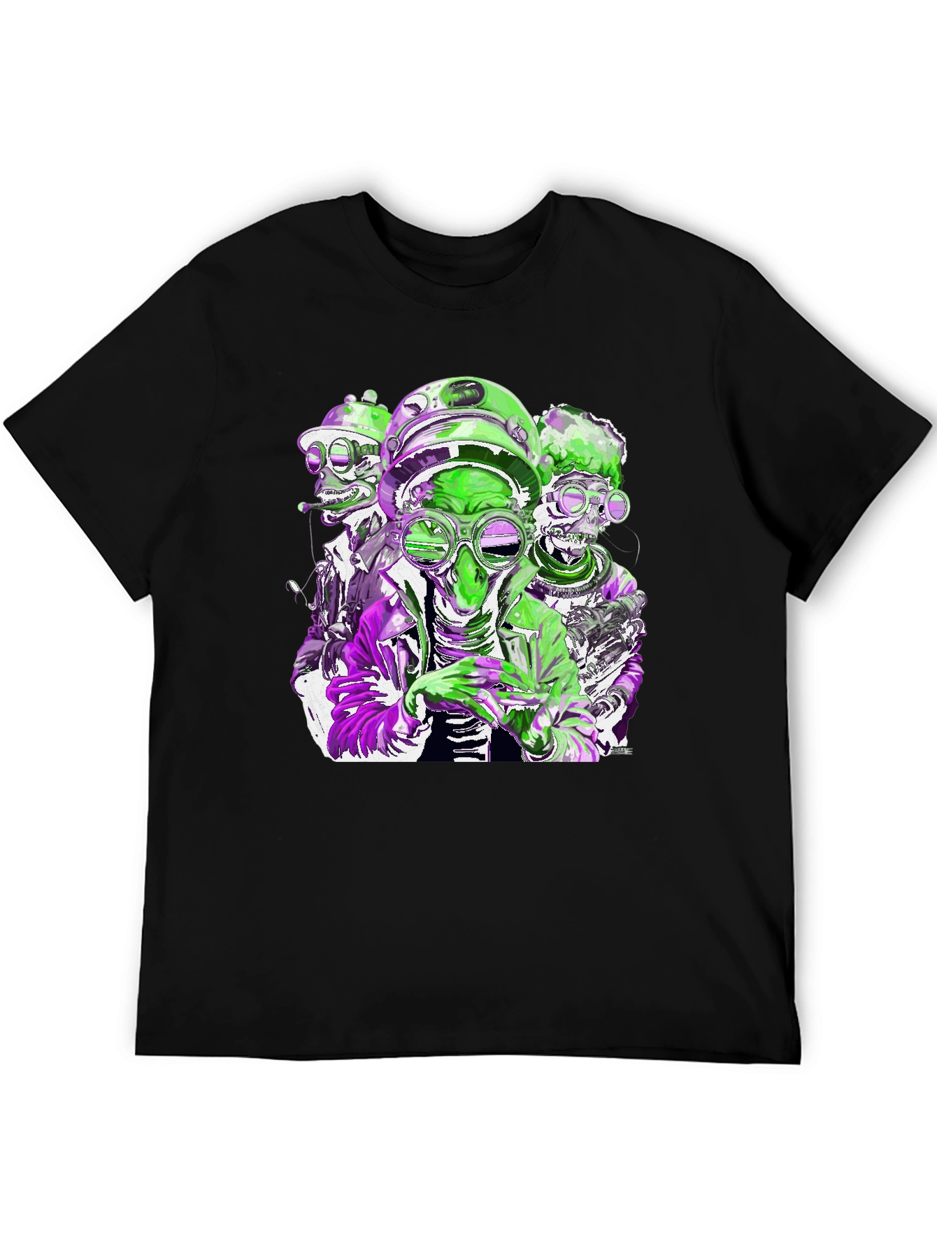 Gas Mask Crew Graphic T-Shirt