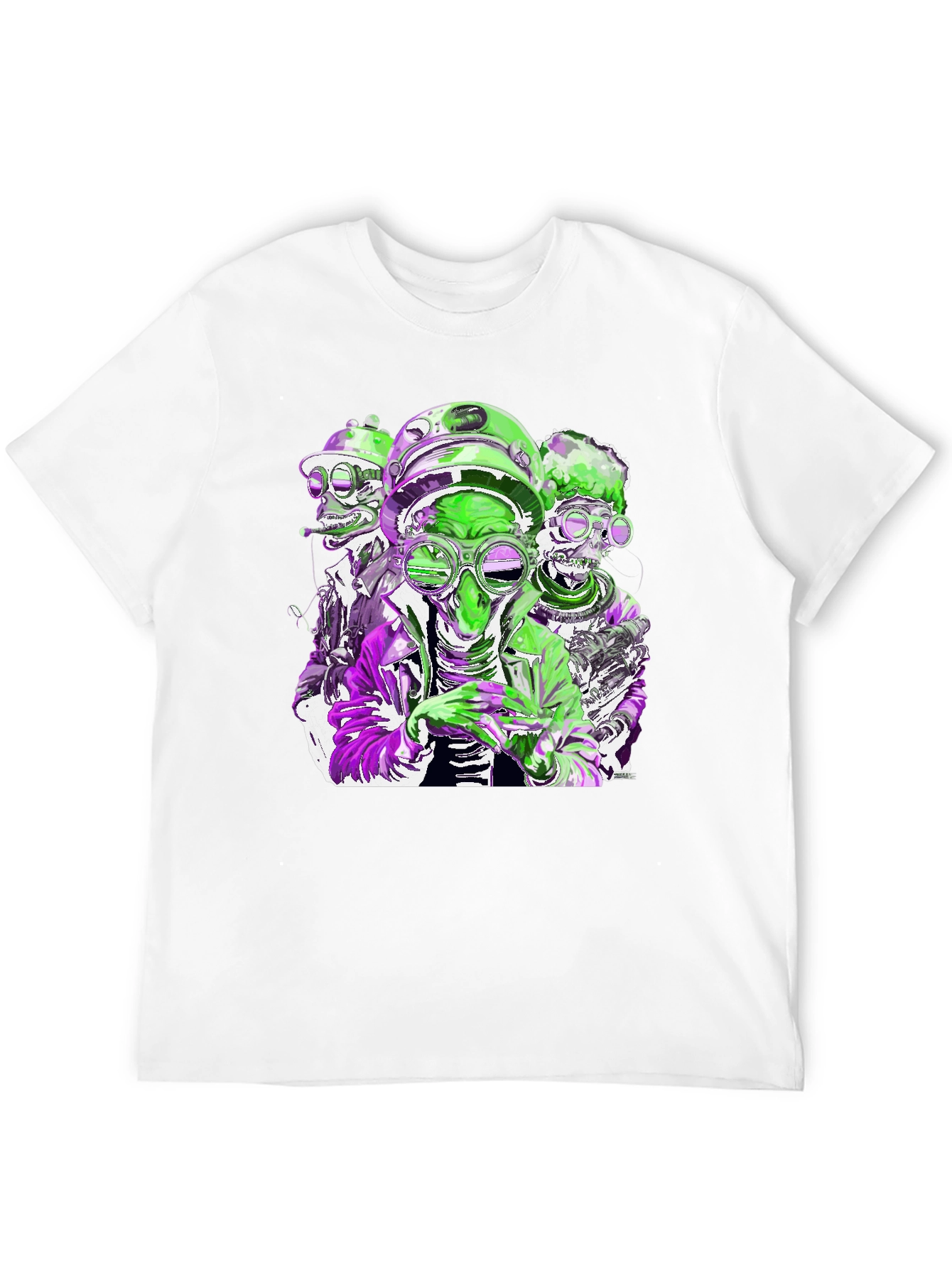 Gas Mask Crew Graphic T-Shirt
