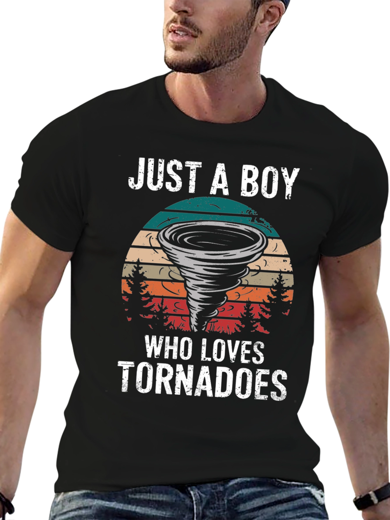 Just a Boy Who Loves Tornadoes T-Shirt