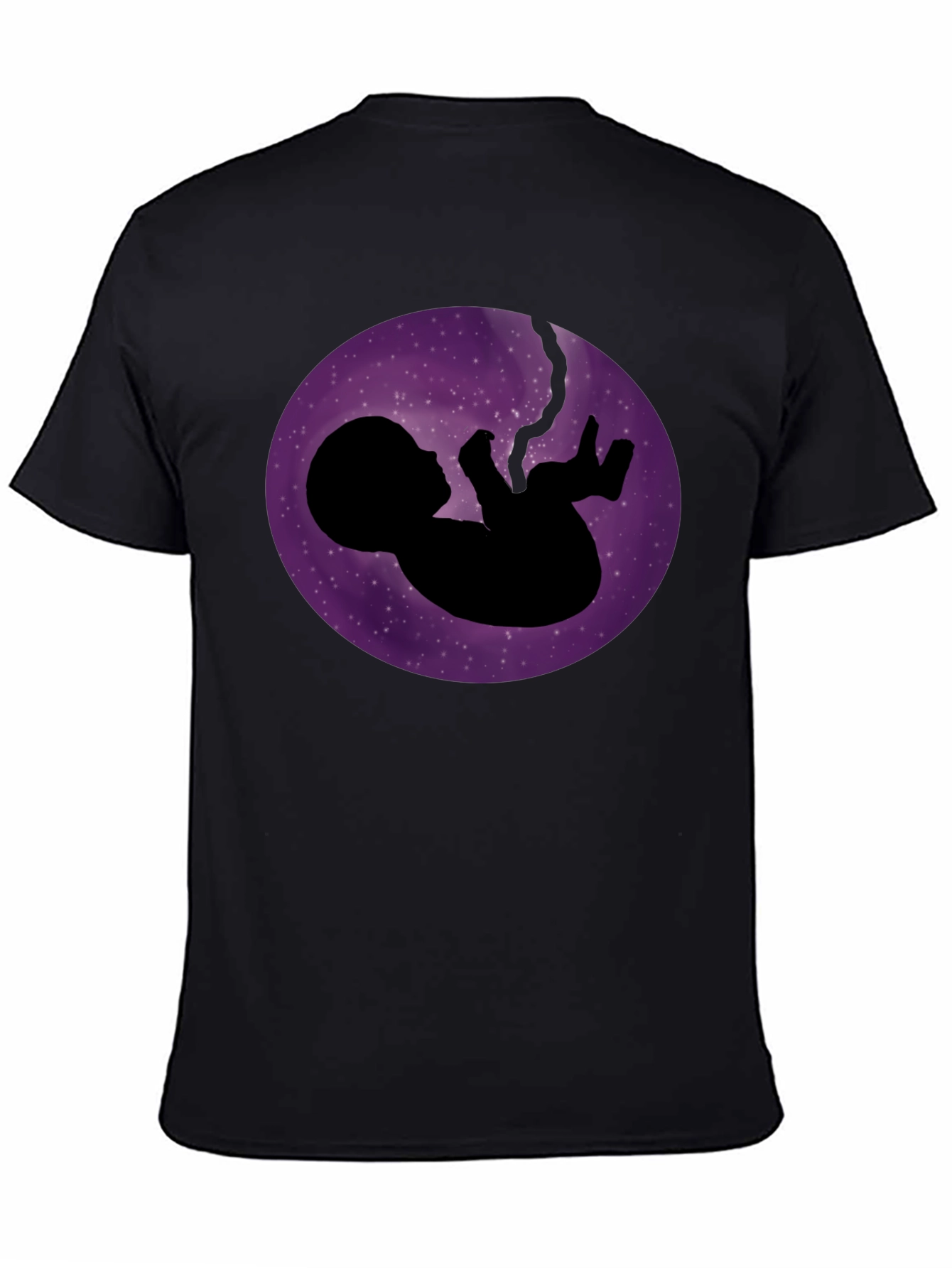 Cosmic Fetus T-Shirt - Black Graphic Tee