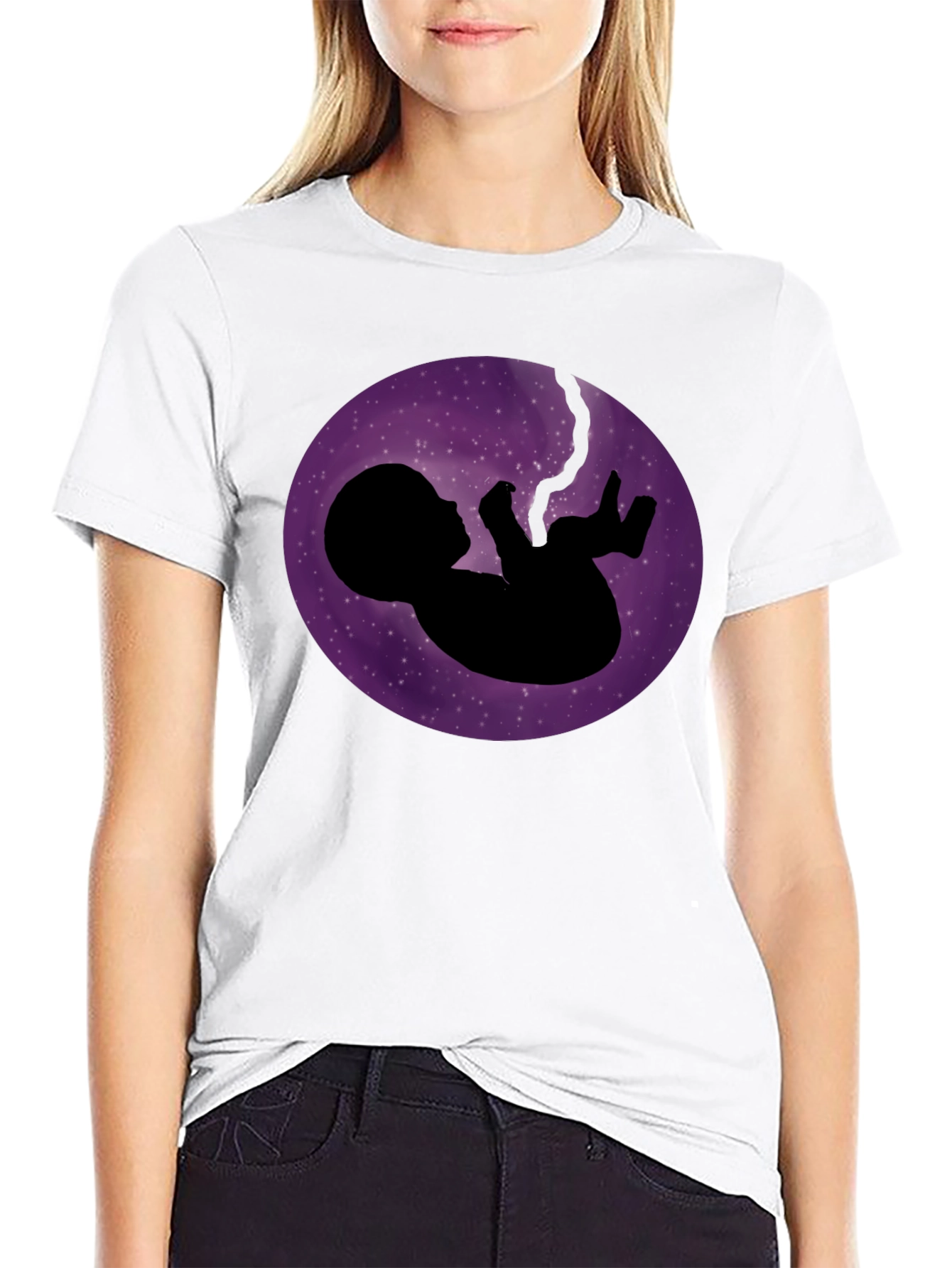 Cosmic Fetus T-Shirt - Black Graphic Tee