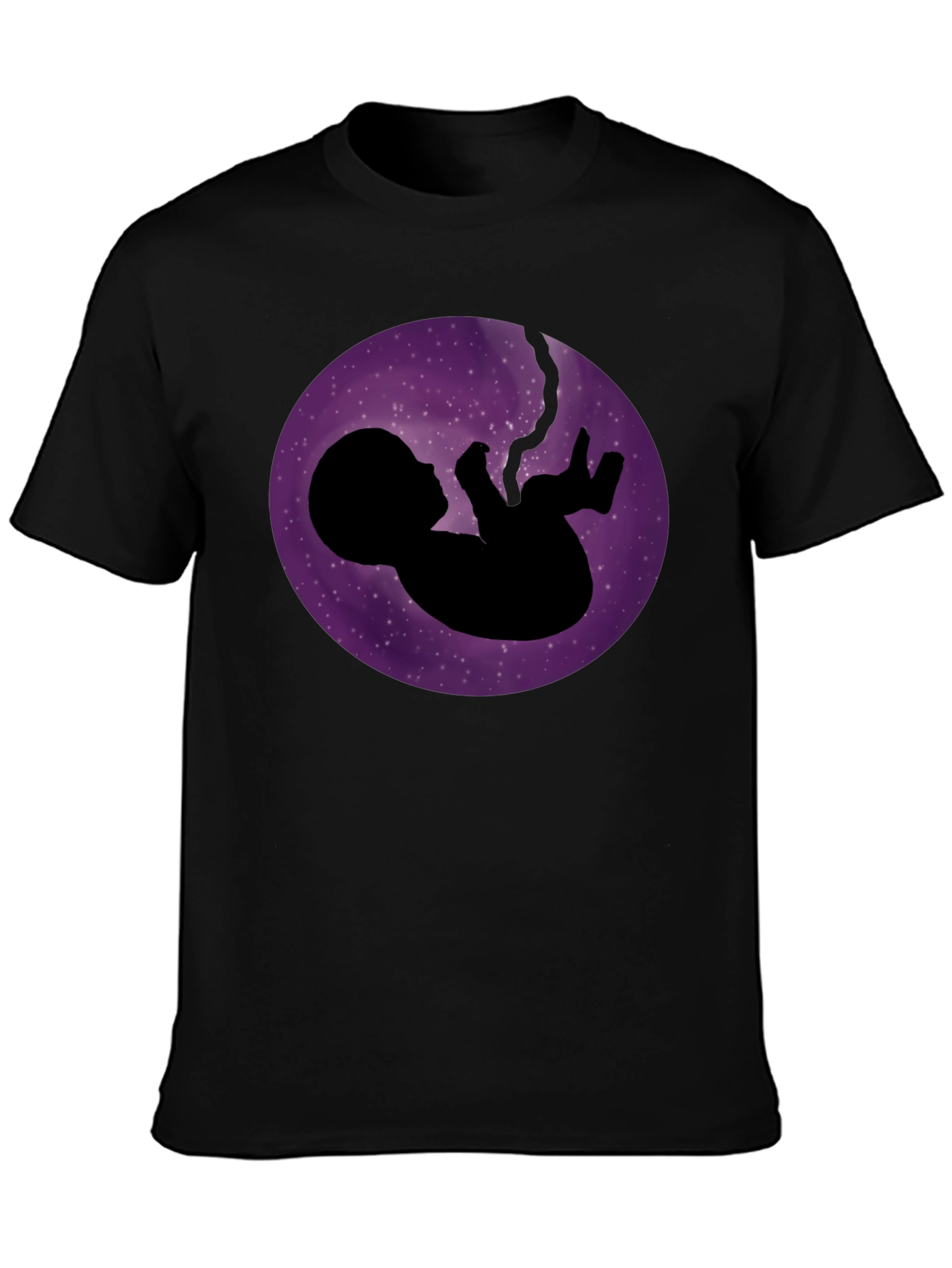Cosmic Fetus T-Shirt - Black Graphic Tee