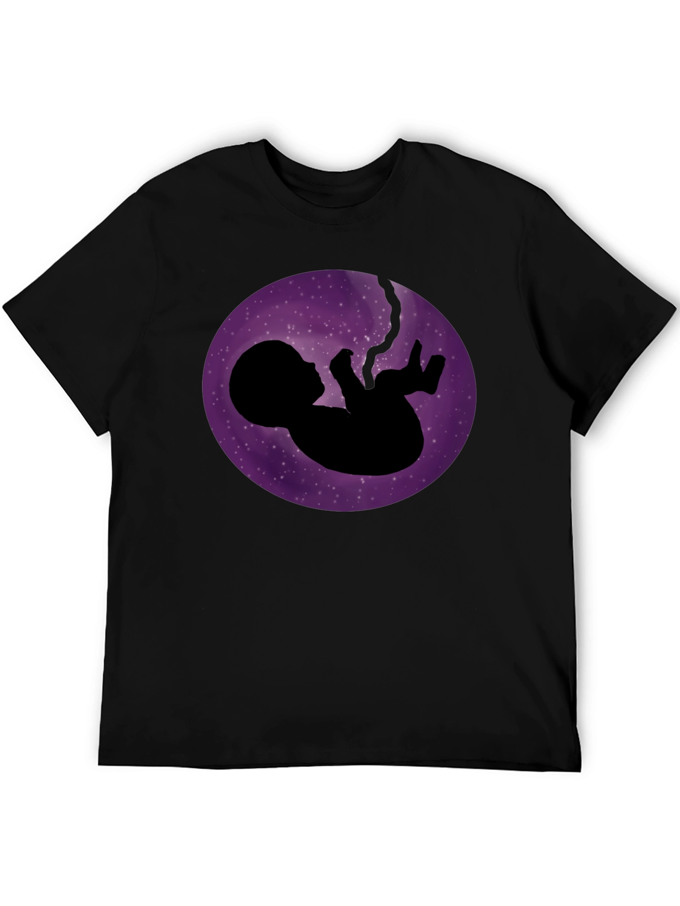 Cosmic Fetus T-Shirt - Black Graphic Tee