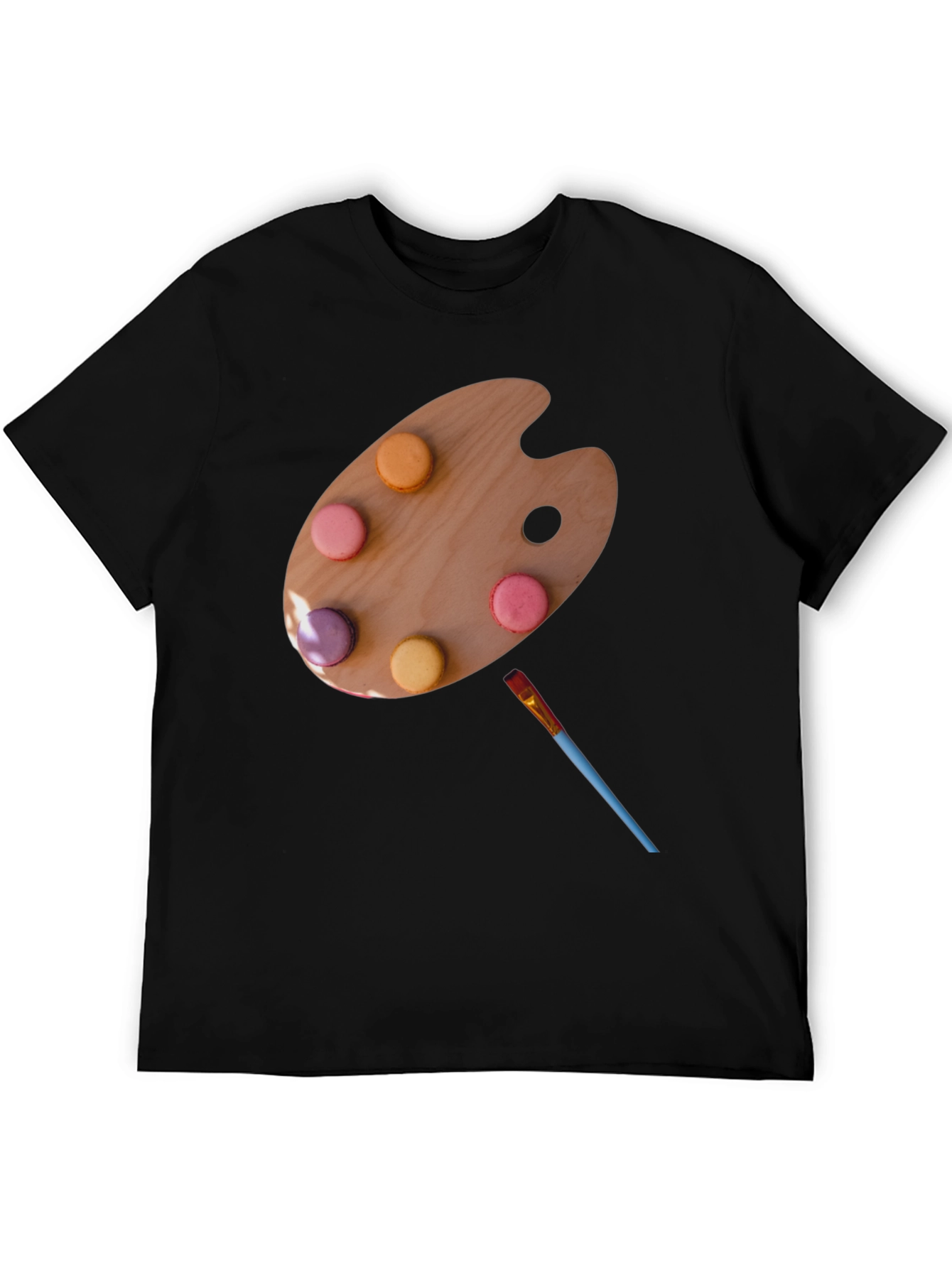 Artist Palette Macaron T-Shirt - Unique Creative Design