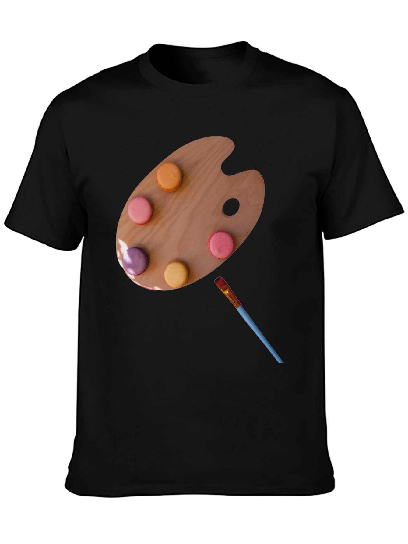 Artist Palette Macaron T-Shirt - Unique Creative Design