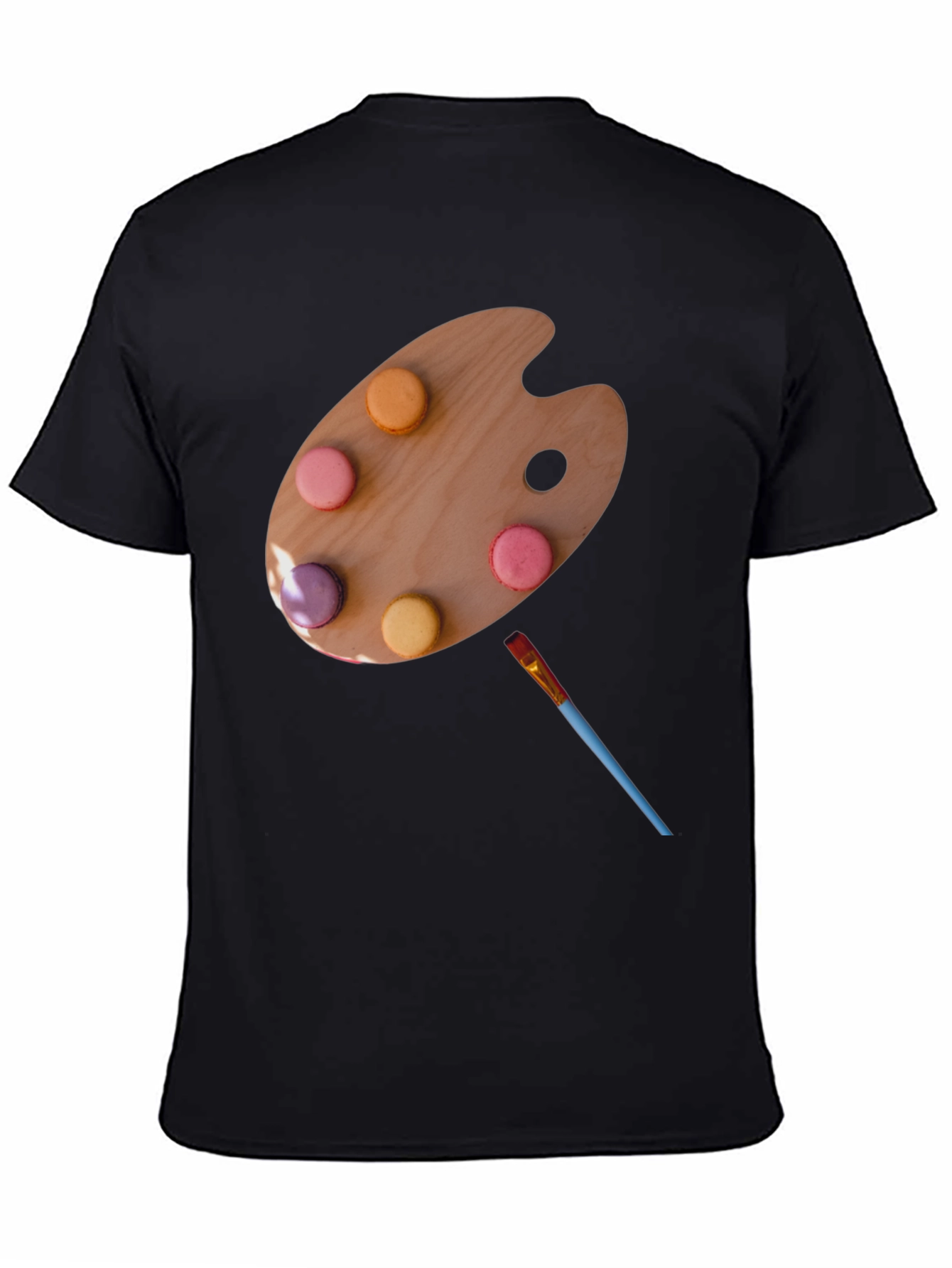 Artist Palette Macaron T-Shirt - Unique Creative Design