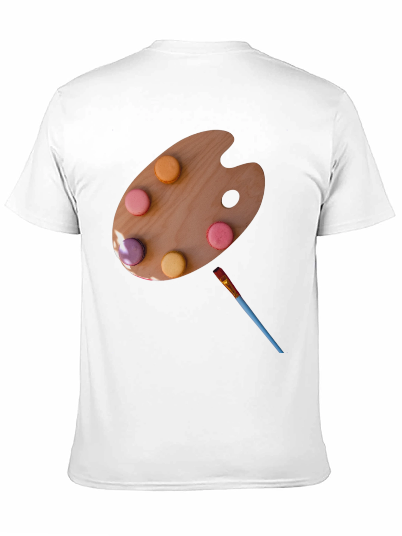 Artist Palette Macaron T-Shirt - Unique Creative Design