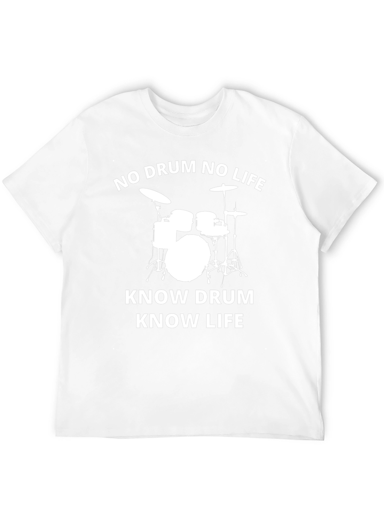 No Drum No Life Black T-Shirt