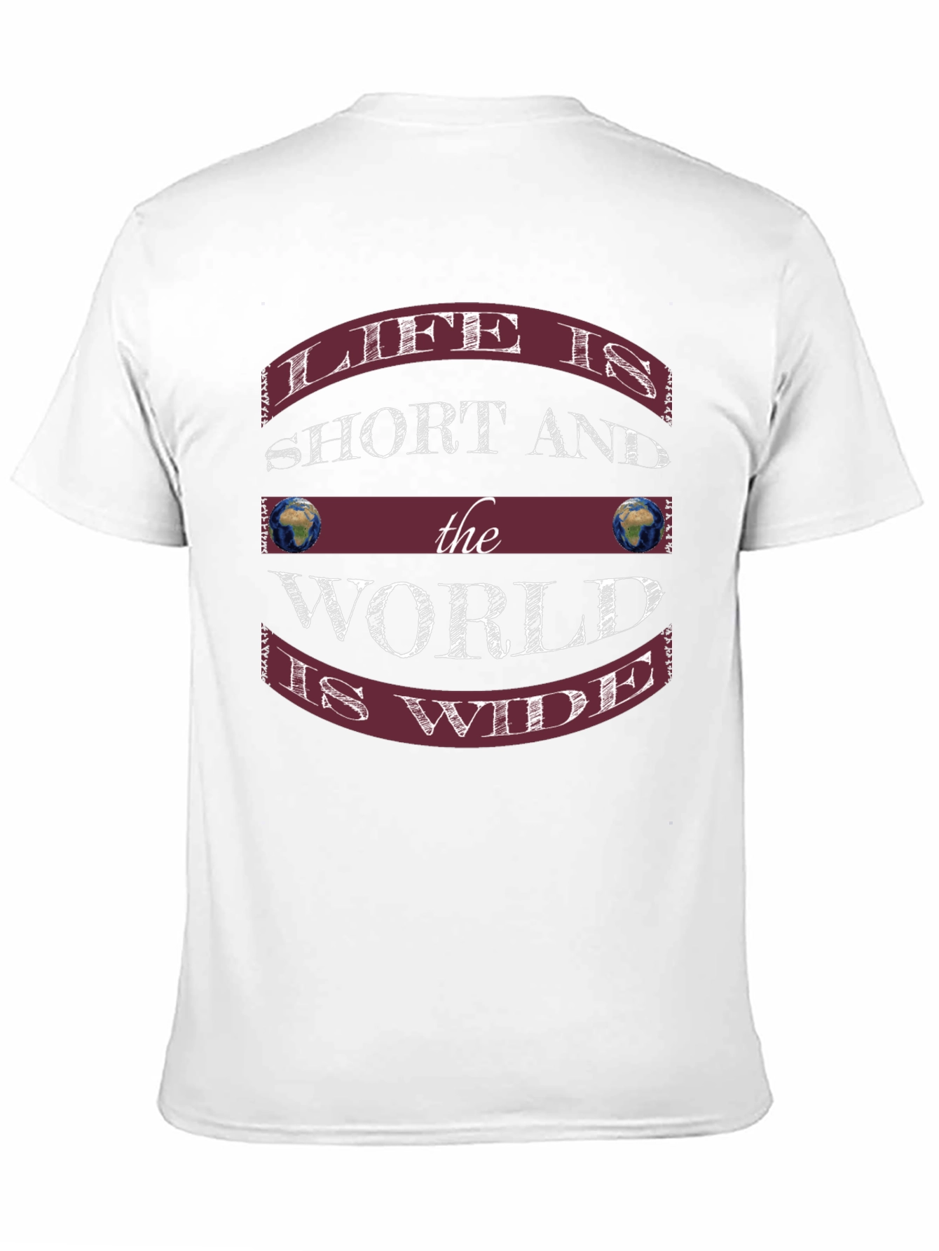 Life Is Short Black Graphic Tee