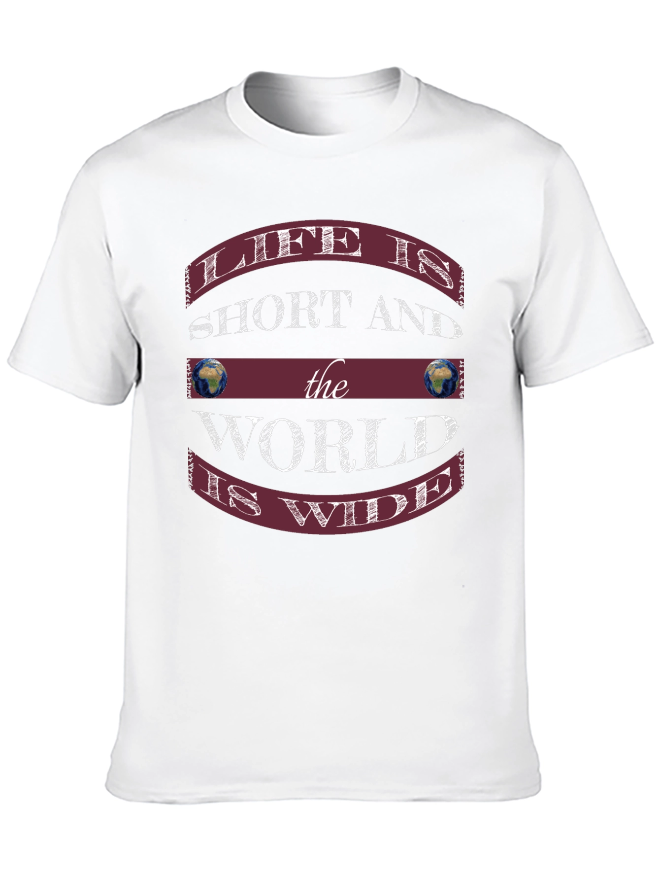 Life Is Short Black Graphic Tee
