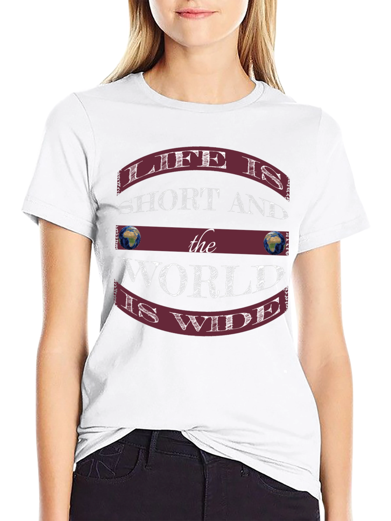 Life Is Short Black Graphic Tee