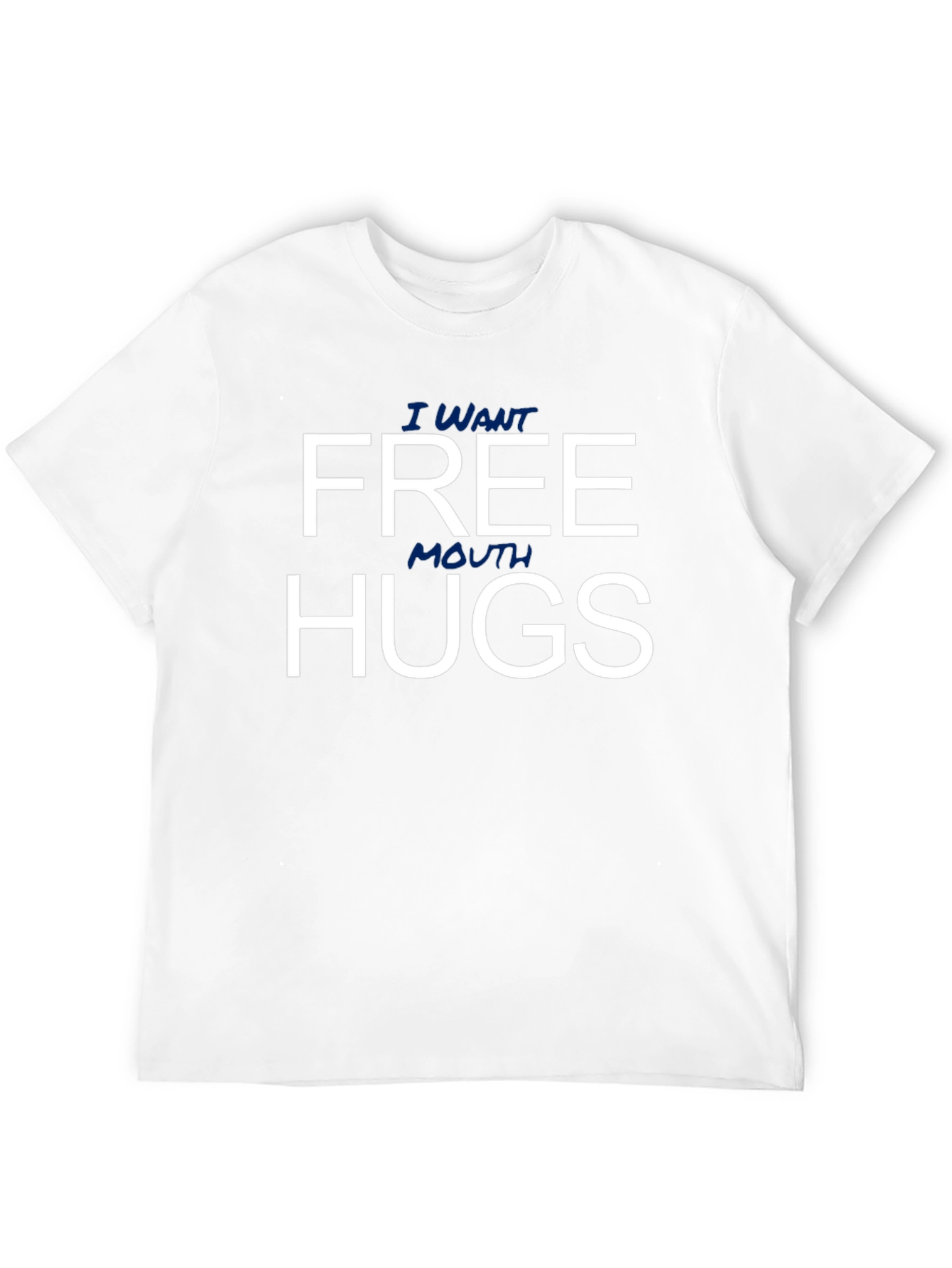 Funny Free Mouth Hugs Graphic T-Shirt