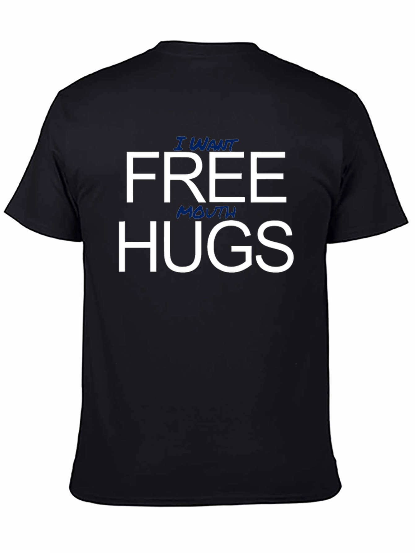 Funny Free Mouth Hugs Graphic T-Shirt