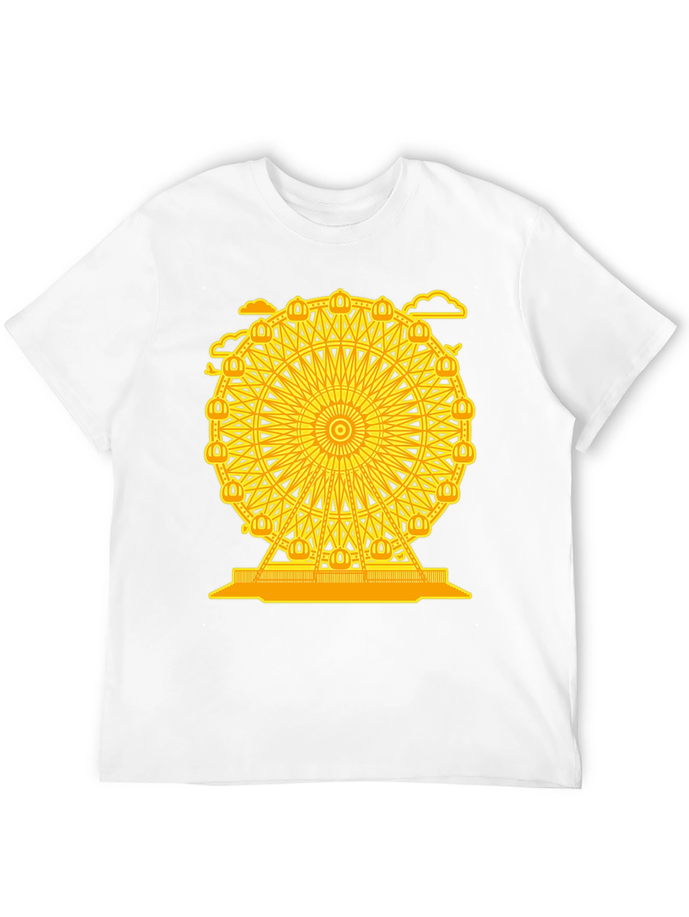 Ferris Wheel Graphic Tee - Unique Ferris Wheel Design