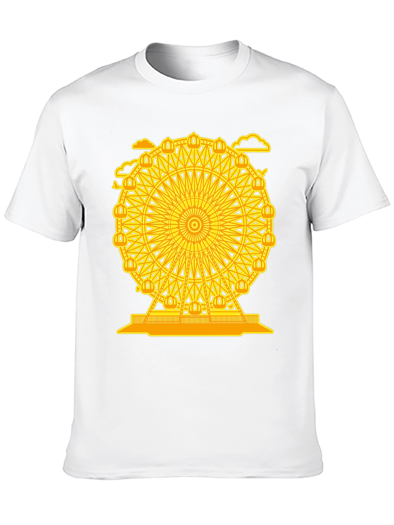 Ferris Wheel Graphic Tee - Unique Ferris Wheel Design