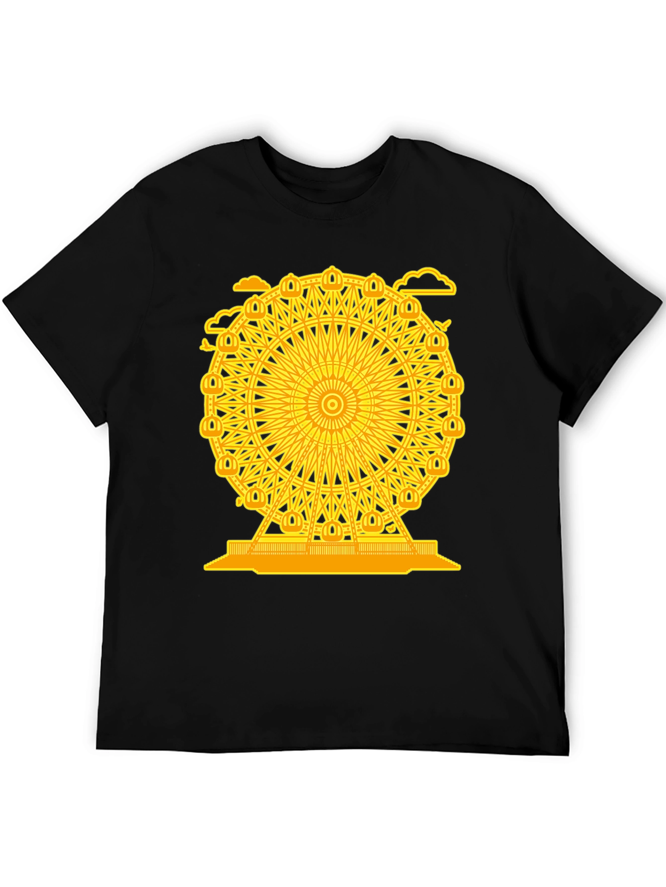 Ferris Wheel Graphic Tee - Unique Ferris Wheel Design