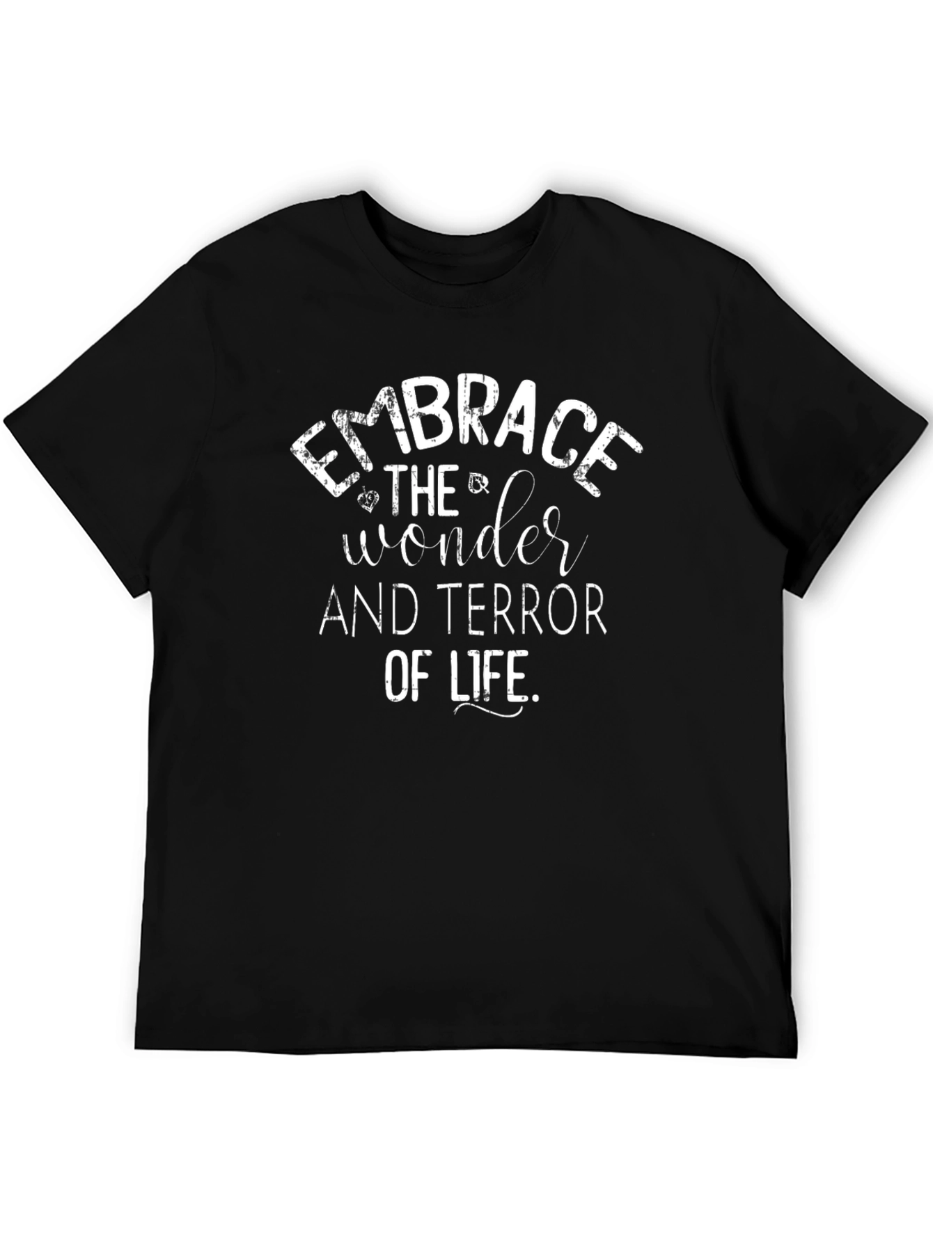 Embrace Wonder T-Shirt - Life Philosophy Graphic Tee