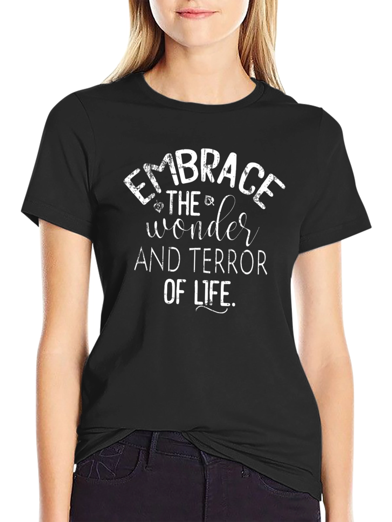 Embrace Wonder T-Shirt - Life Philosophy Graphic Tee