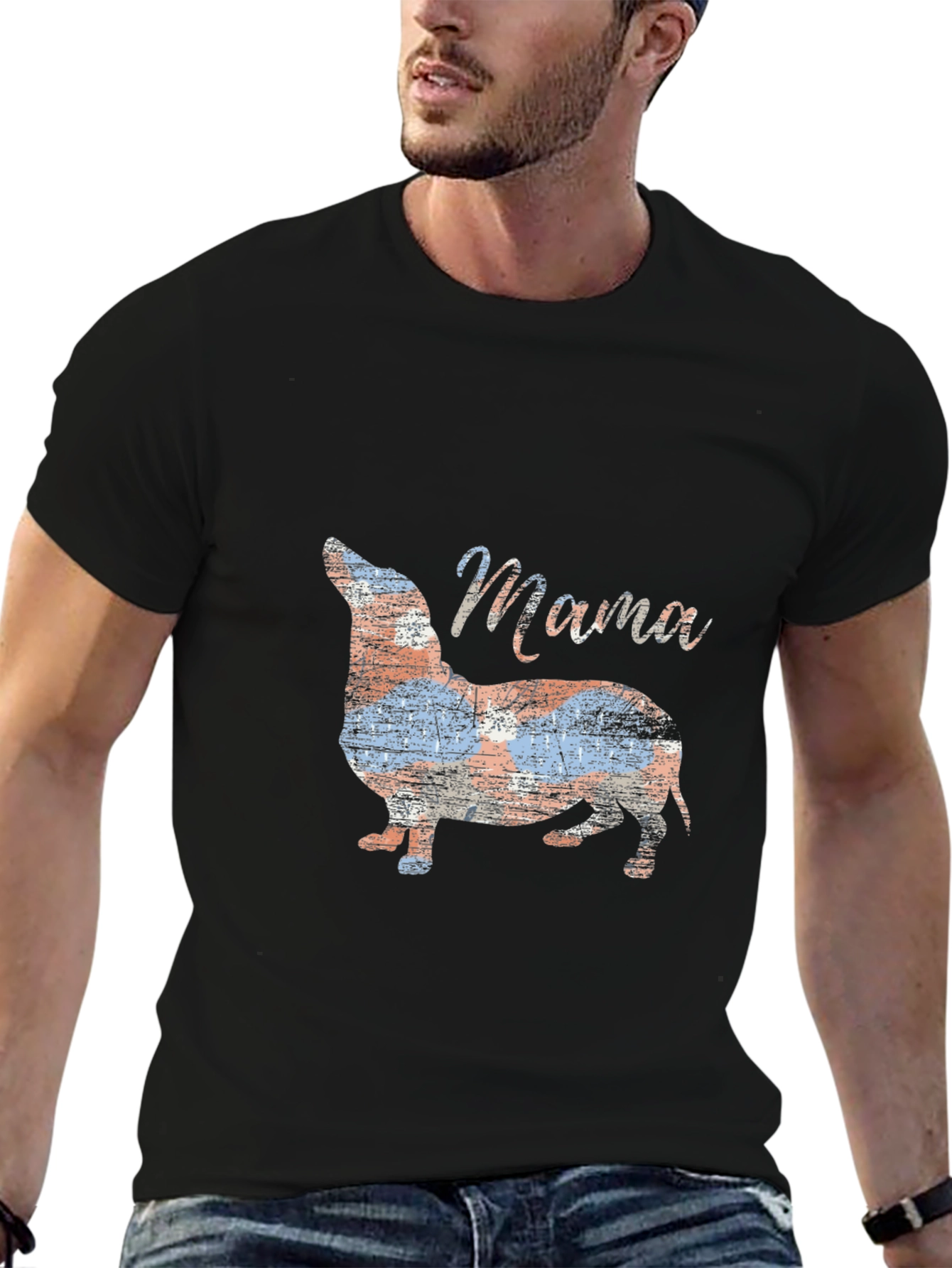 Dachshund Mama Graphic Tee - Cute Dog Lover Shirt