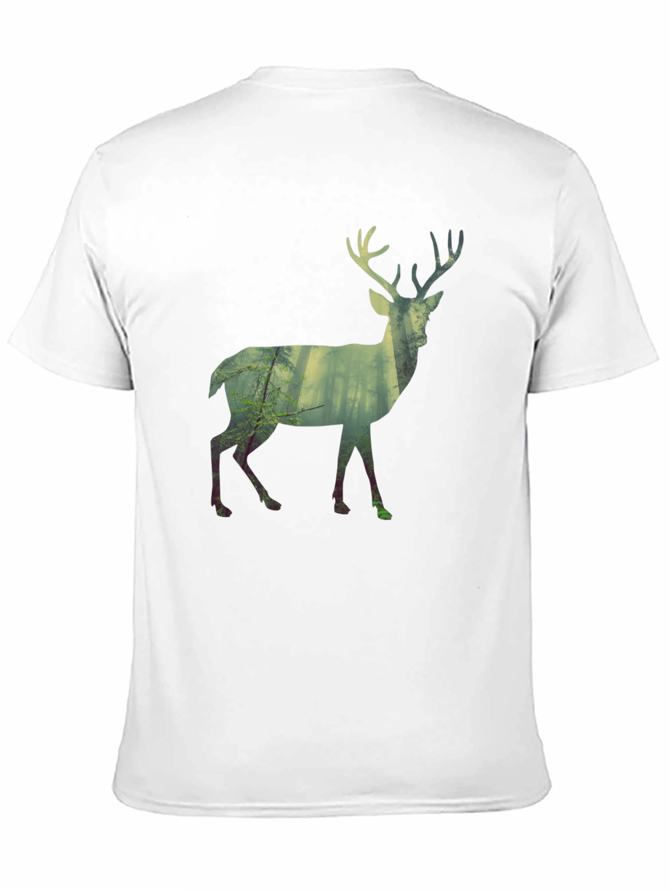 Deer Forest Silhouette Graphic Tee