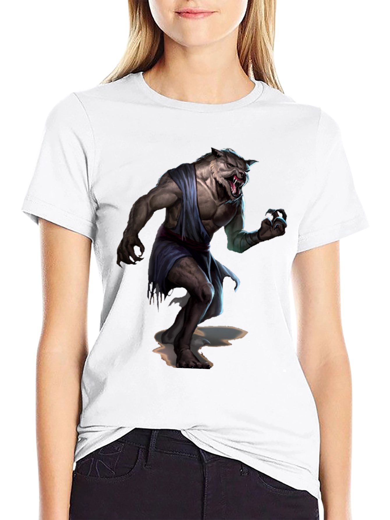 Werewolf Graphic T-Shirt - Unleash Your Inner Beast!