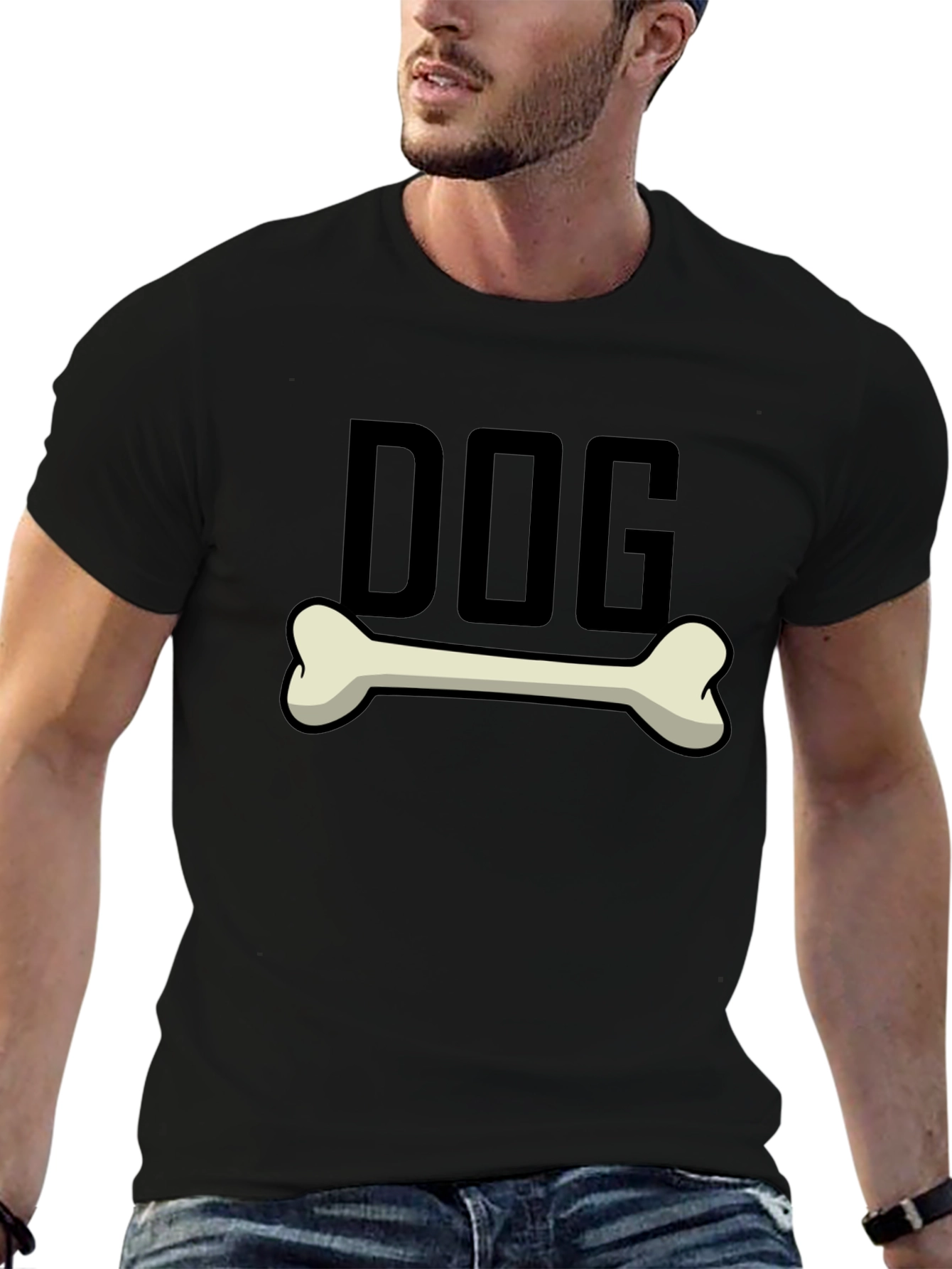 Dog Bone Graphic T-Shirt