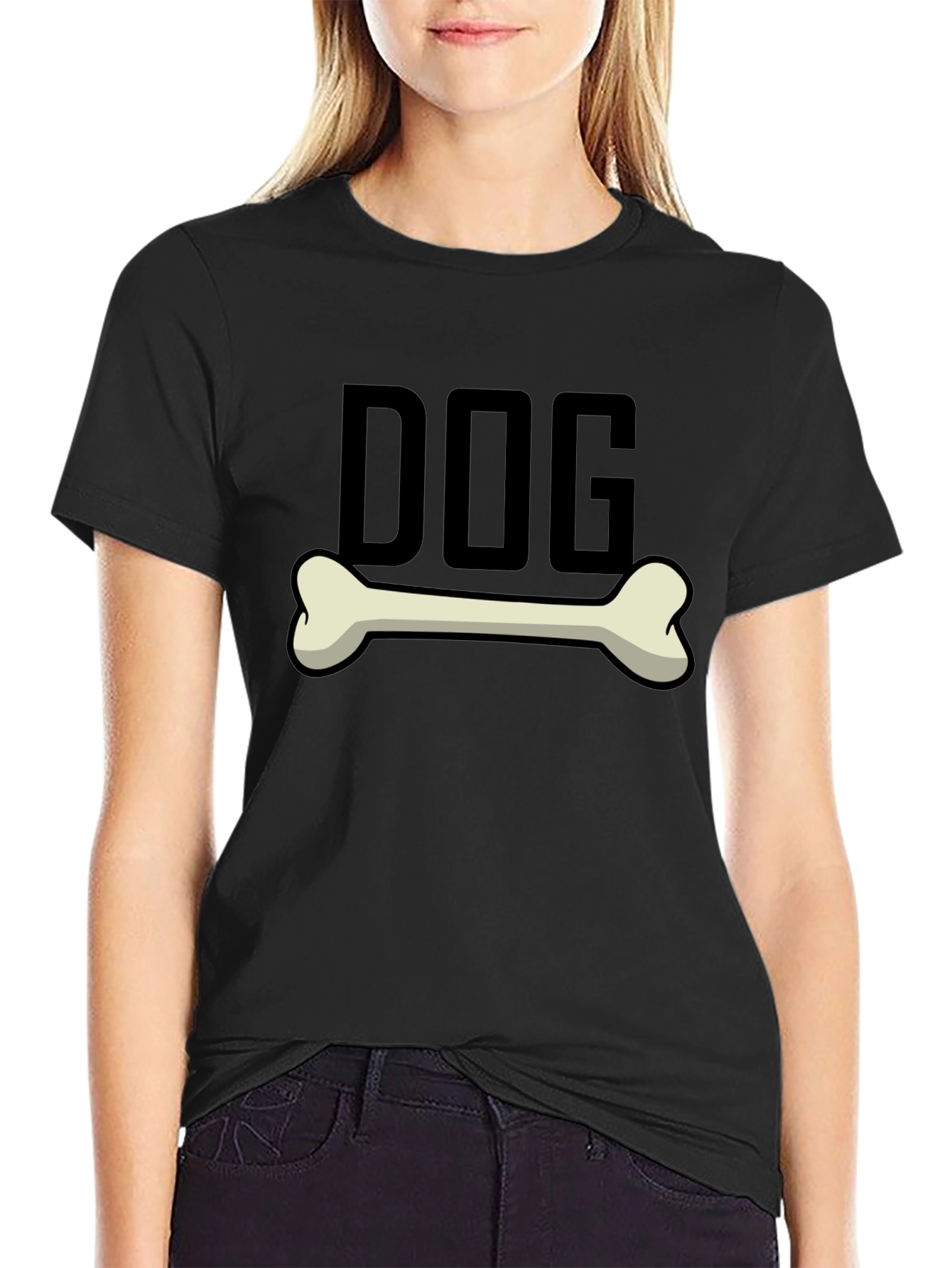 Dog Bone Graphic T-Shirt