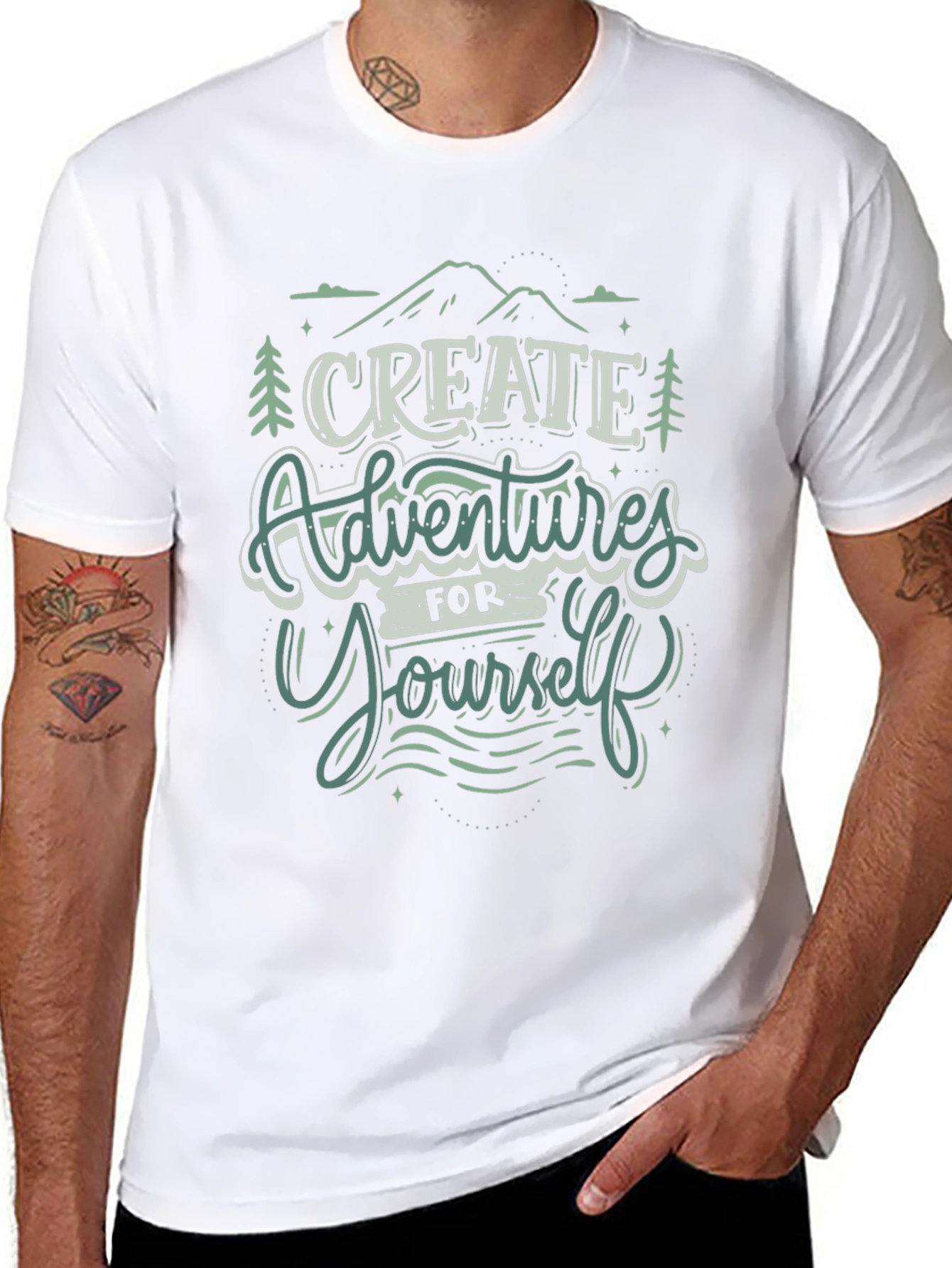 Create Adventures Graphic Tee - Black