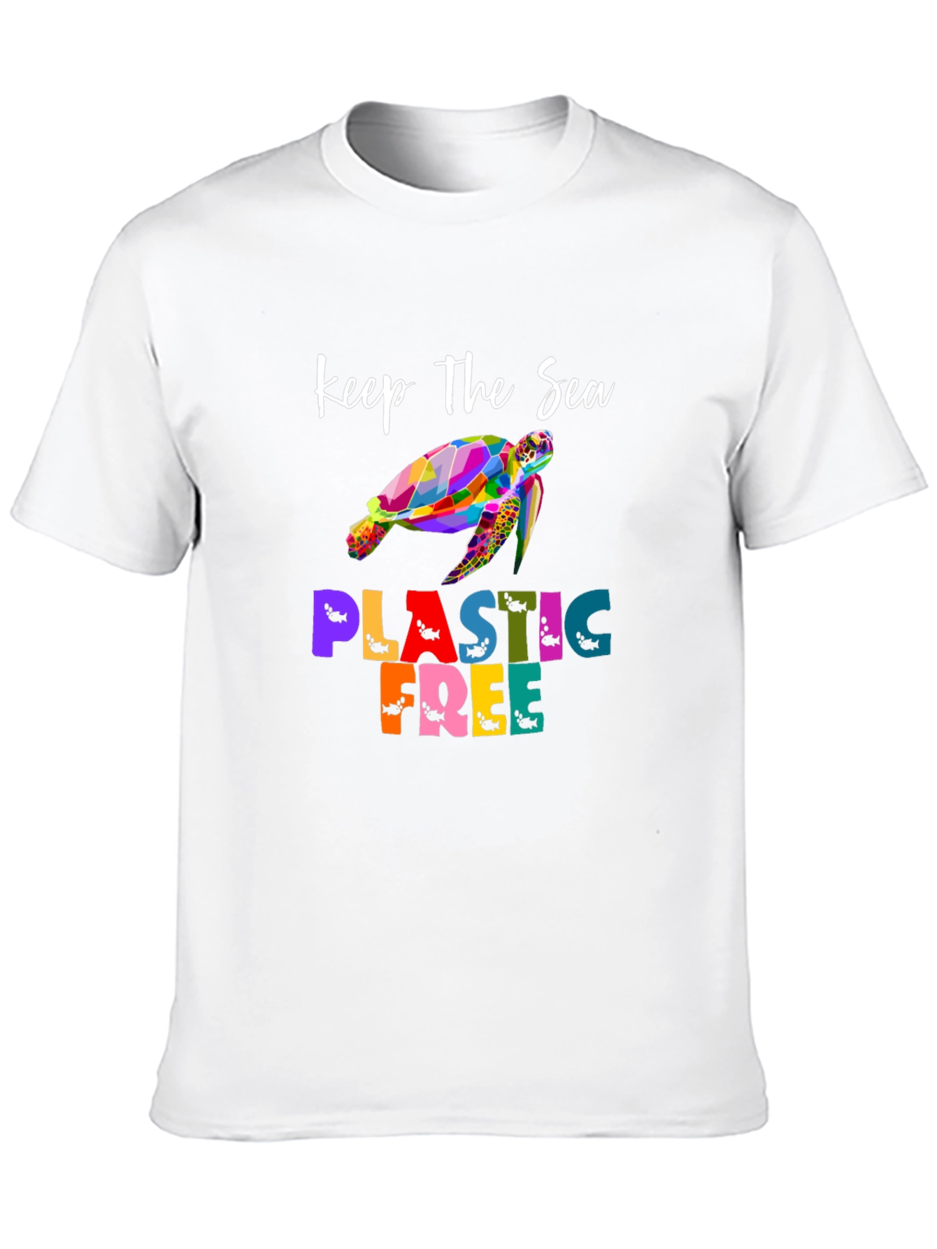 Keep The Sea Plastic Free Graphic T-Shirt