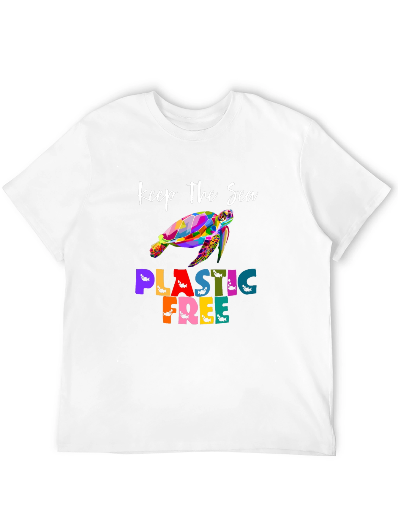 Keep The Sea Plastic Free Graphic T-Shirt