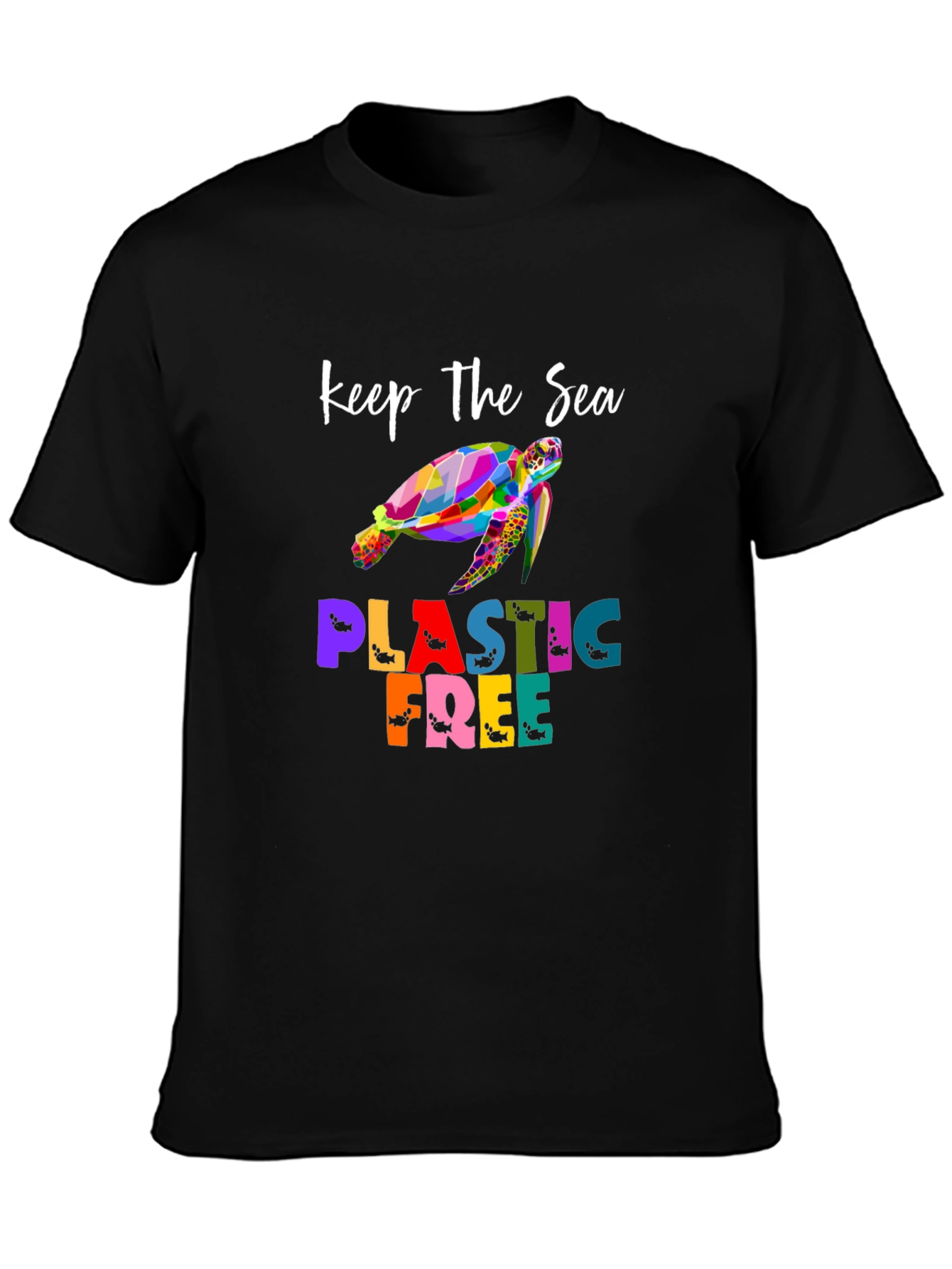 Keep The Sea Plastic Free Graphic T-Shirt