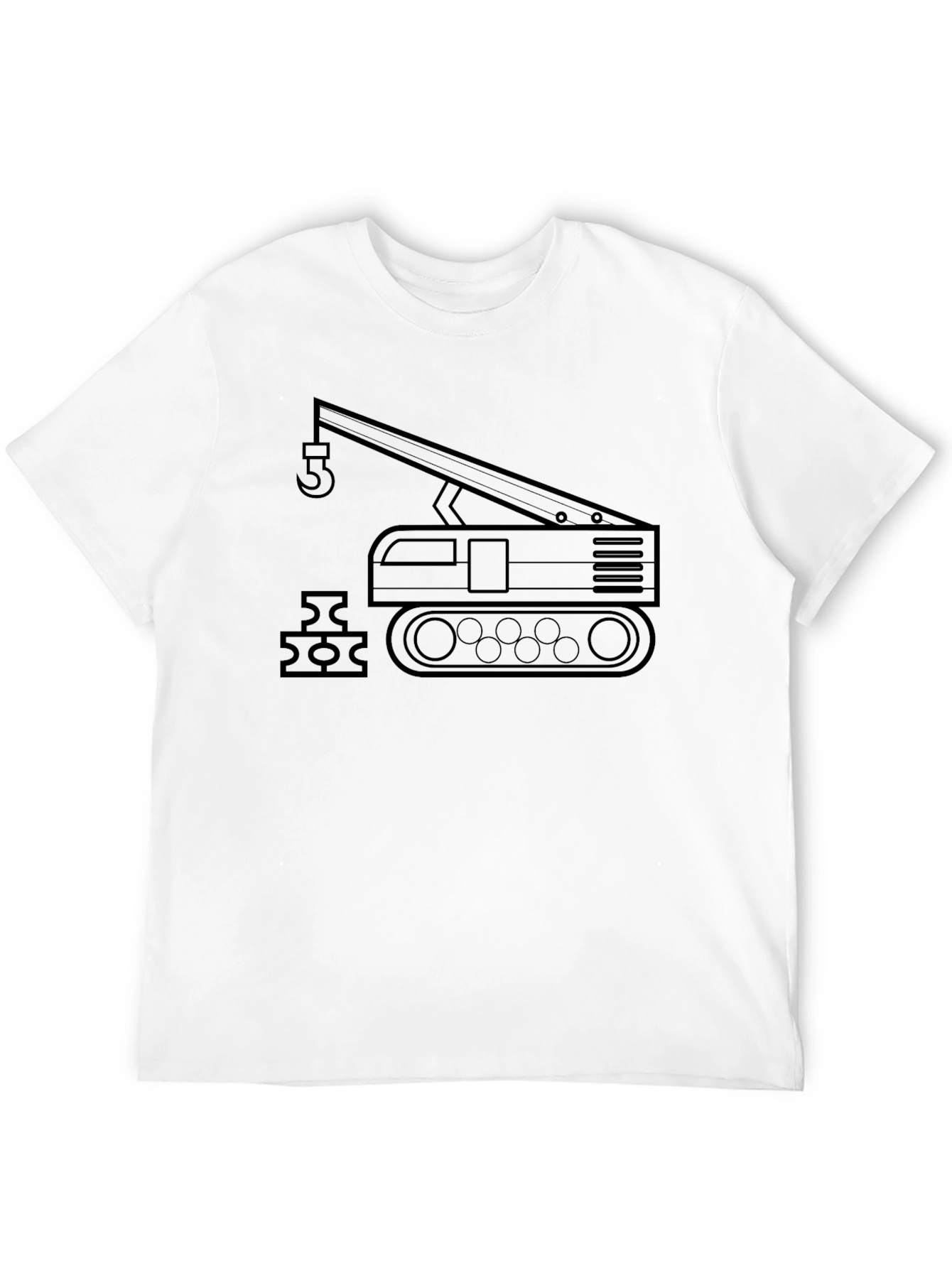 Crane Operator T-Shirt - Construction Vehicle Tee