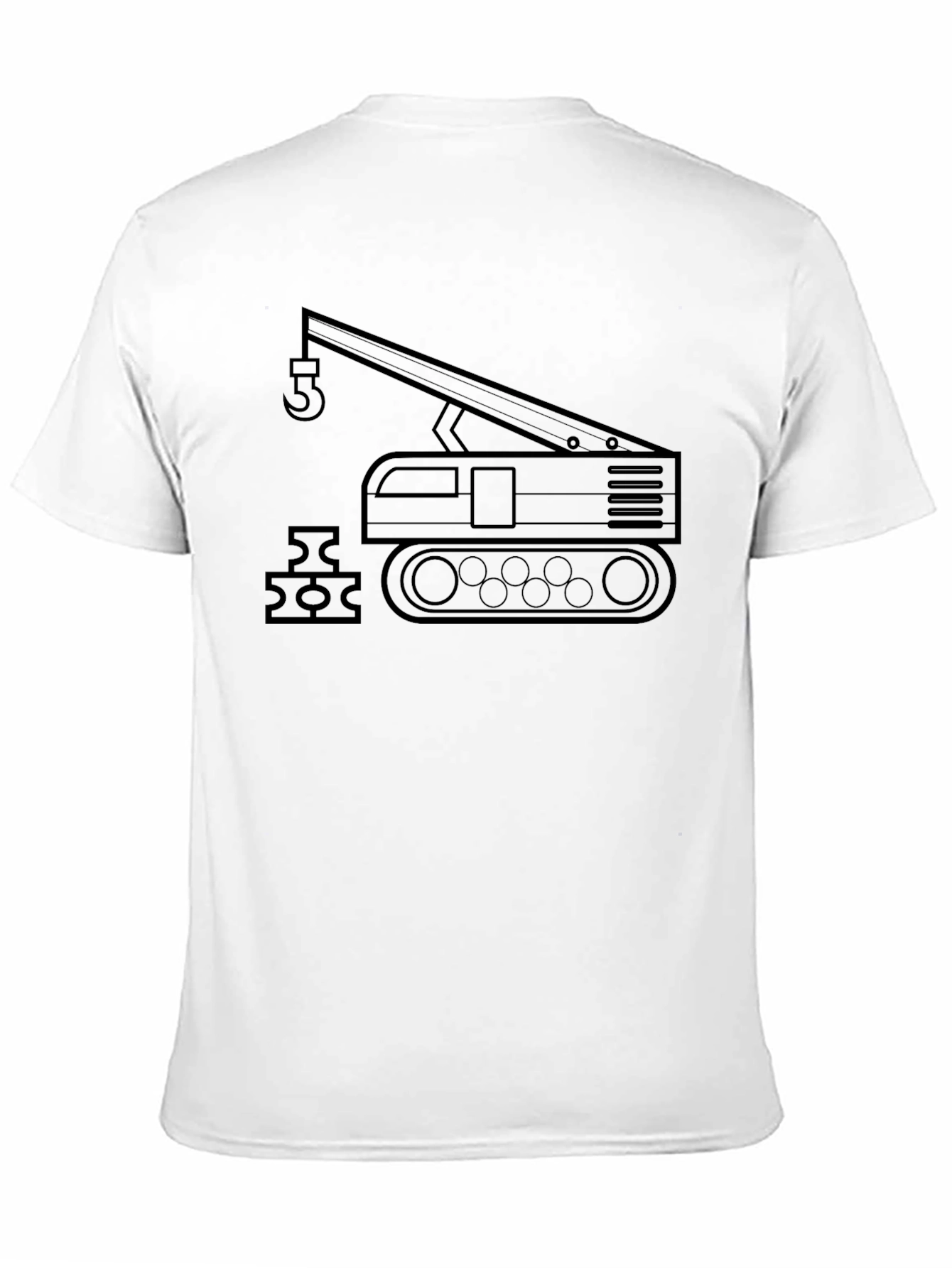 Crane Operator T-Shirt - Construction Vehicle Tee