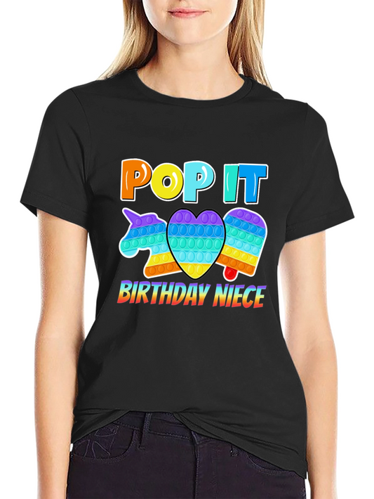 Pop It Birthday Niece T-Shirt