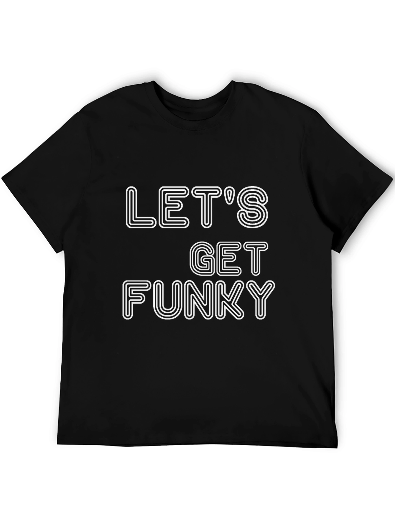 Lets Get Funky Graphic Tee - Black