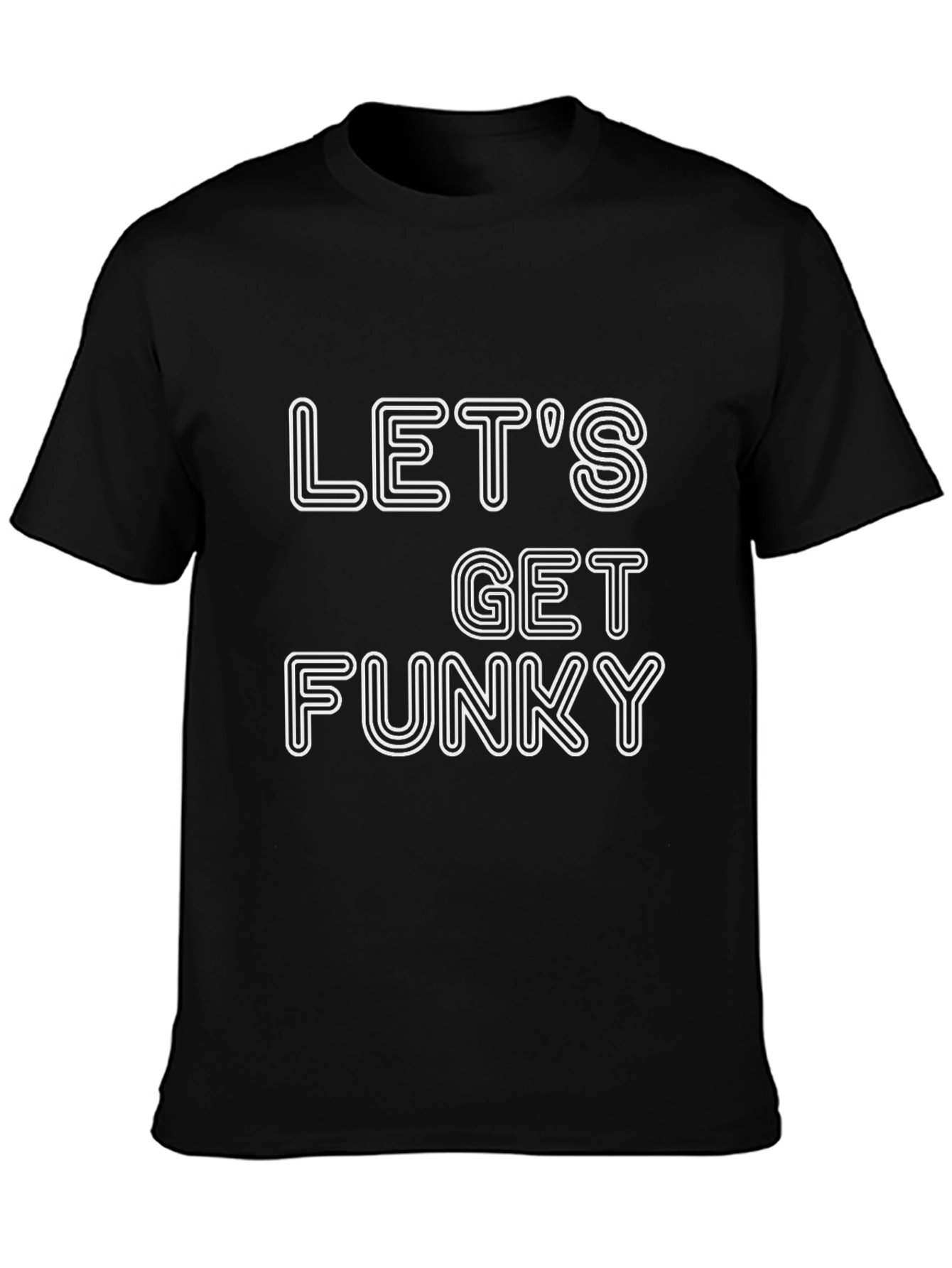 Lets Get Funky Graphic Tee - Black