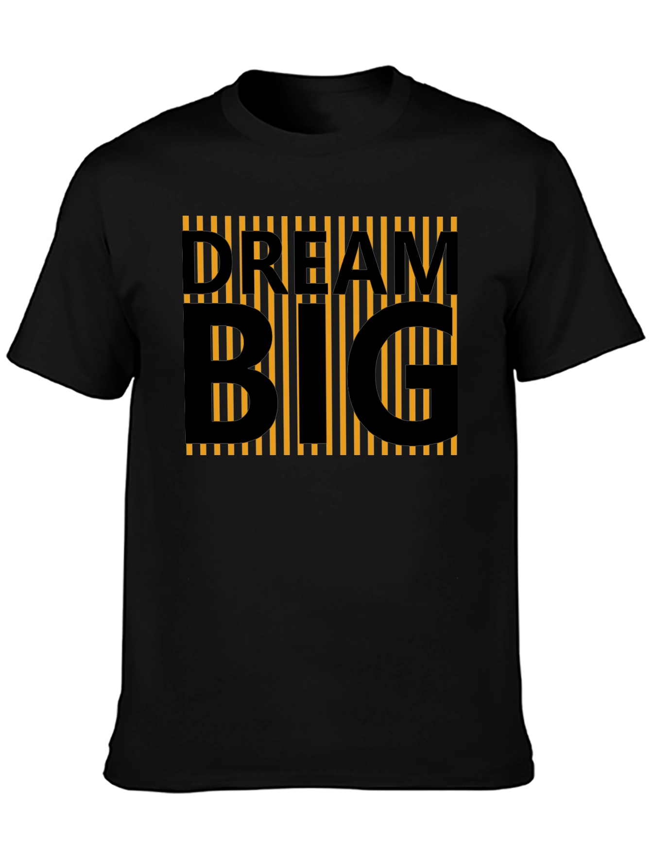 Dream Big Black Graphic T-Shirt