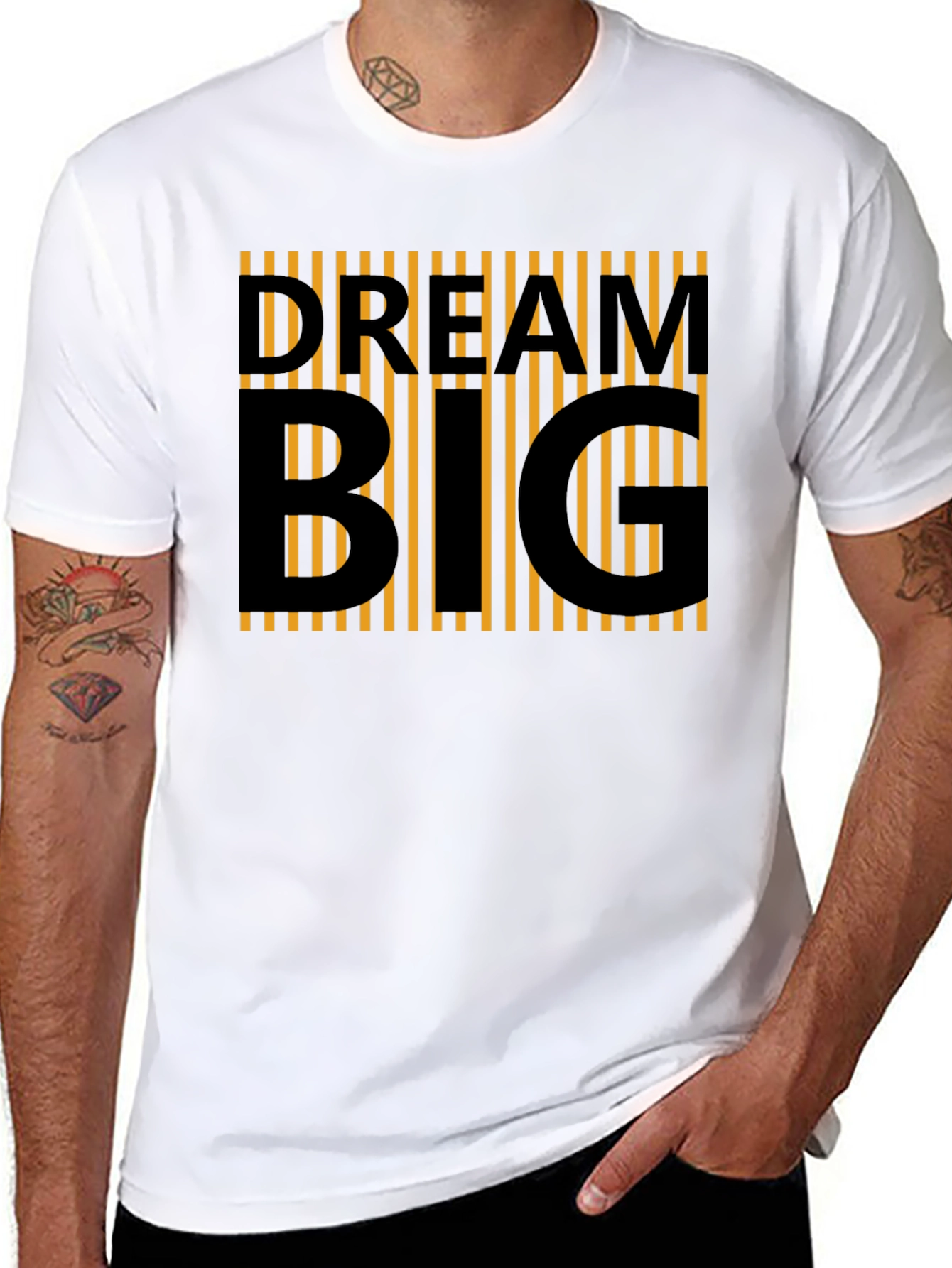 Dream Big Black Graphic T-Shirt
