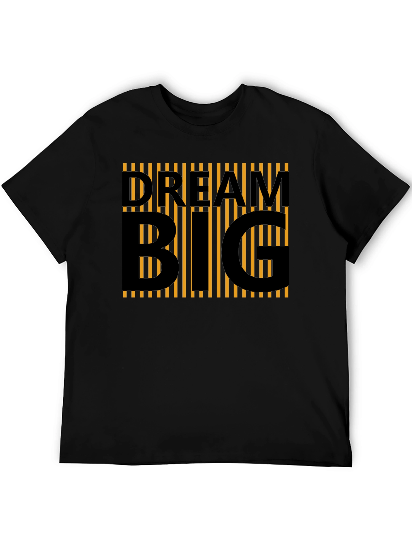 Dream Big Black Graphic T-Shirt