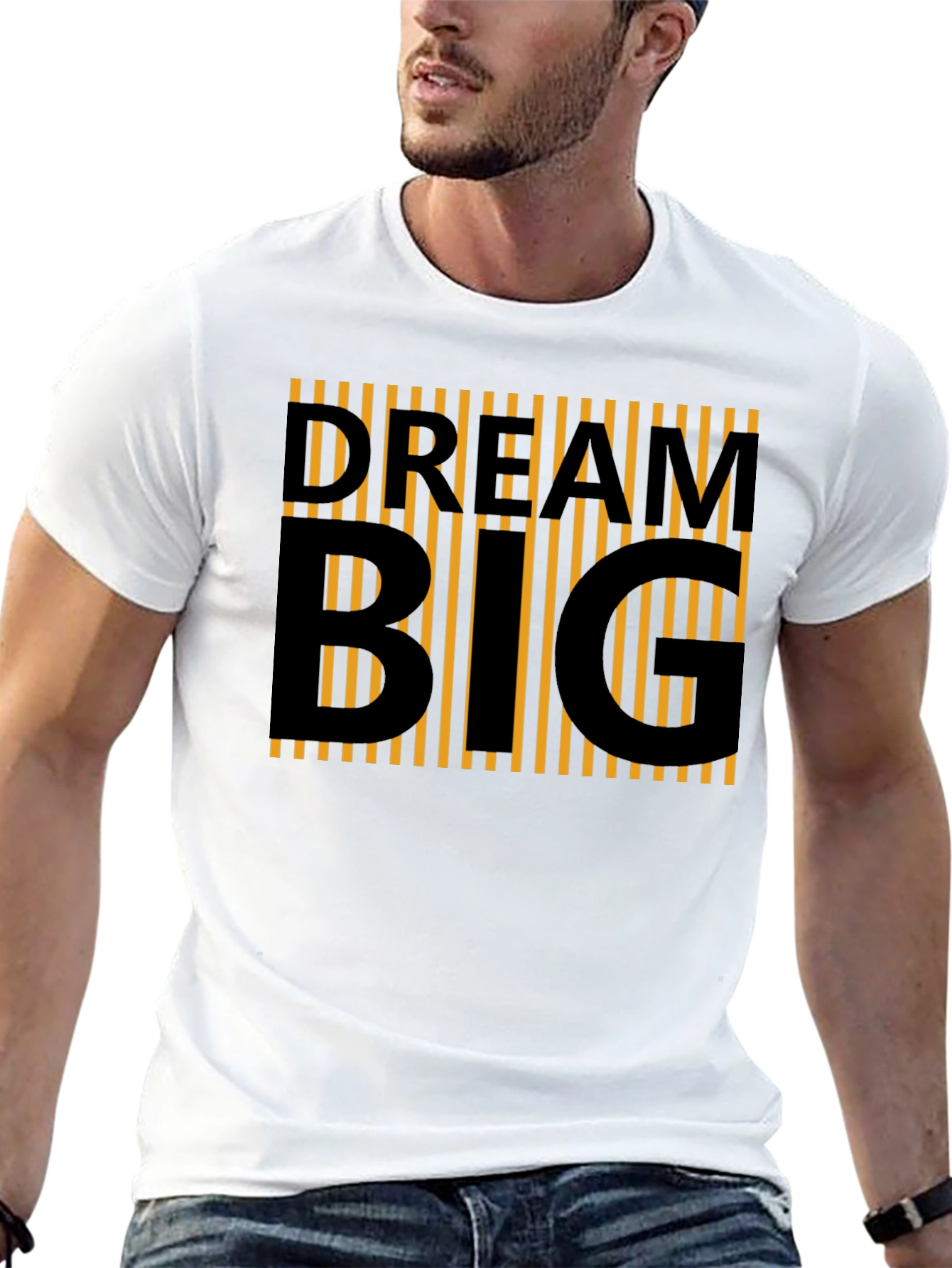 Dream Big Black Graphic T-Shirt