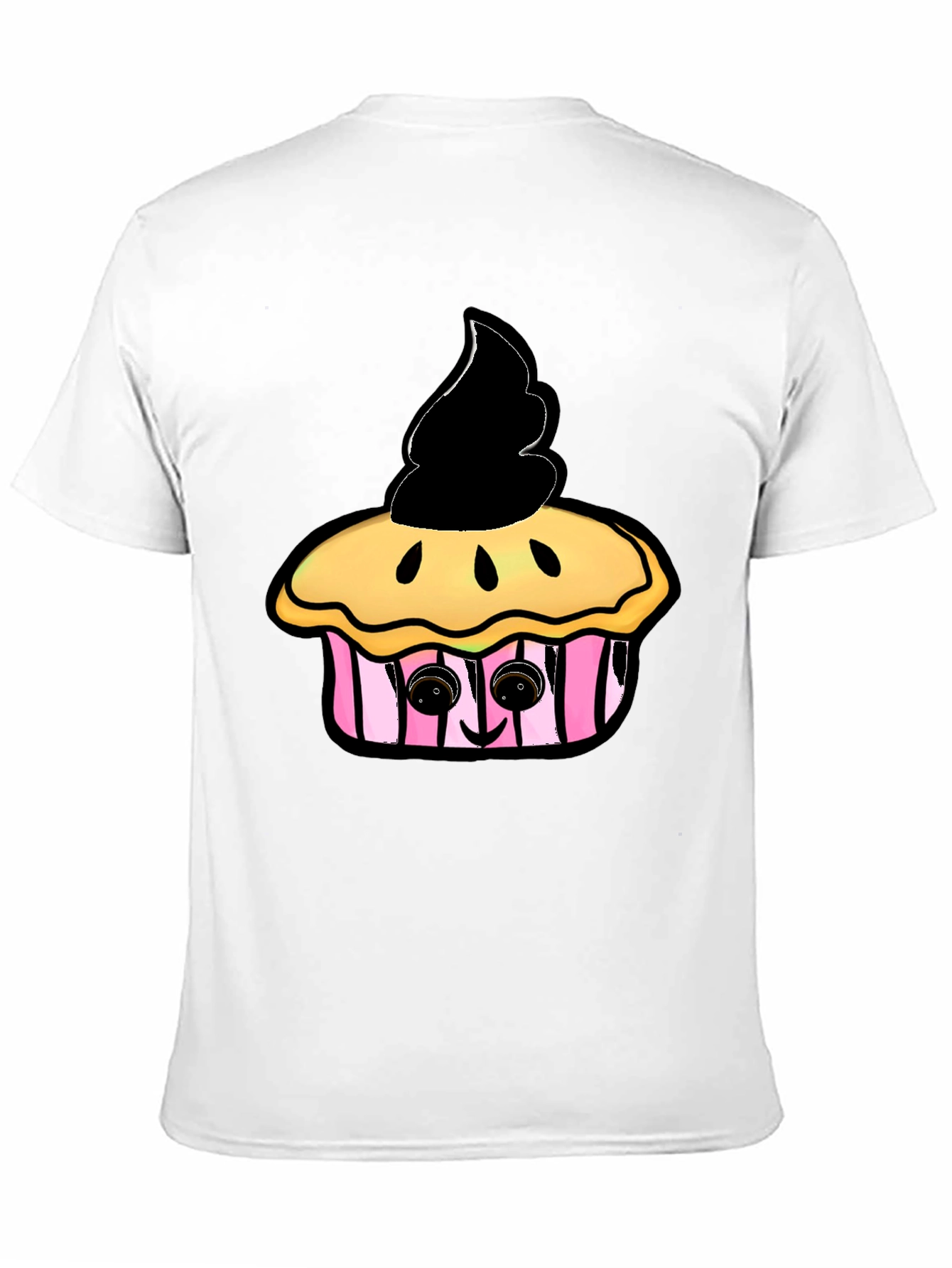 Cupcake Graphic Black T-Shirt