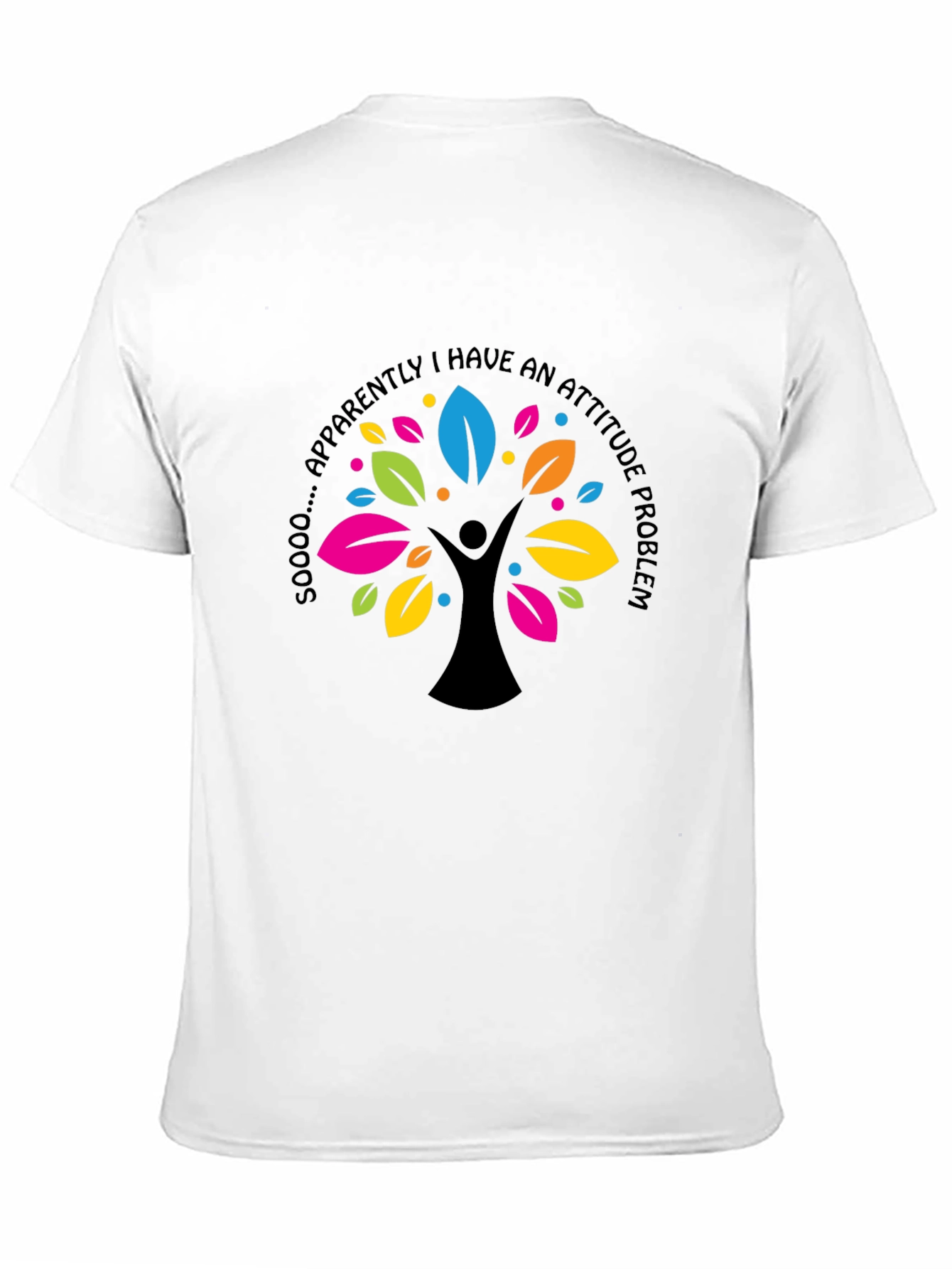 Attitude Problem Graphic Print Black T-Shirt