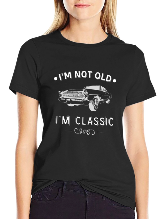 Im Not Old Im Classic Mens Black Graphic T-Shirt